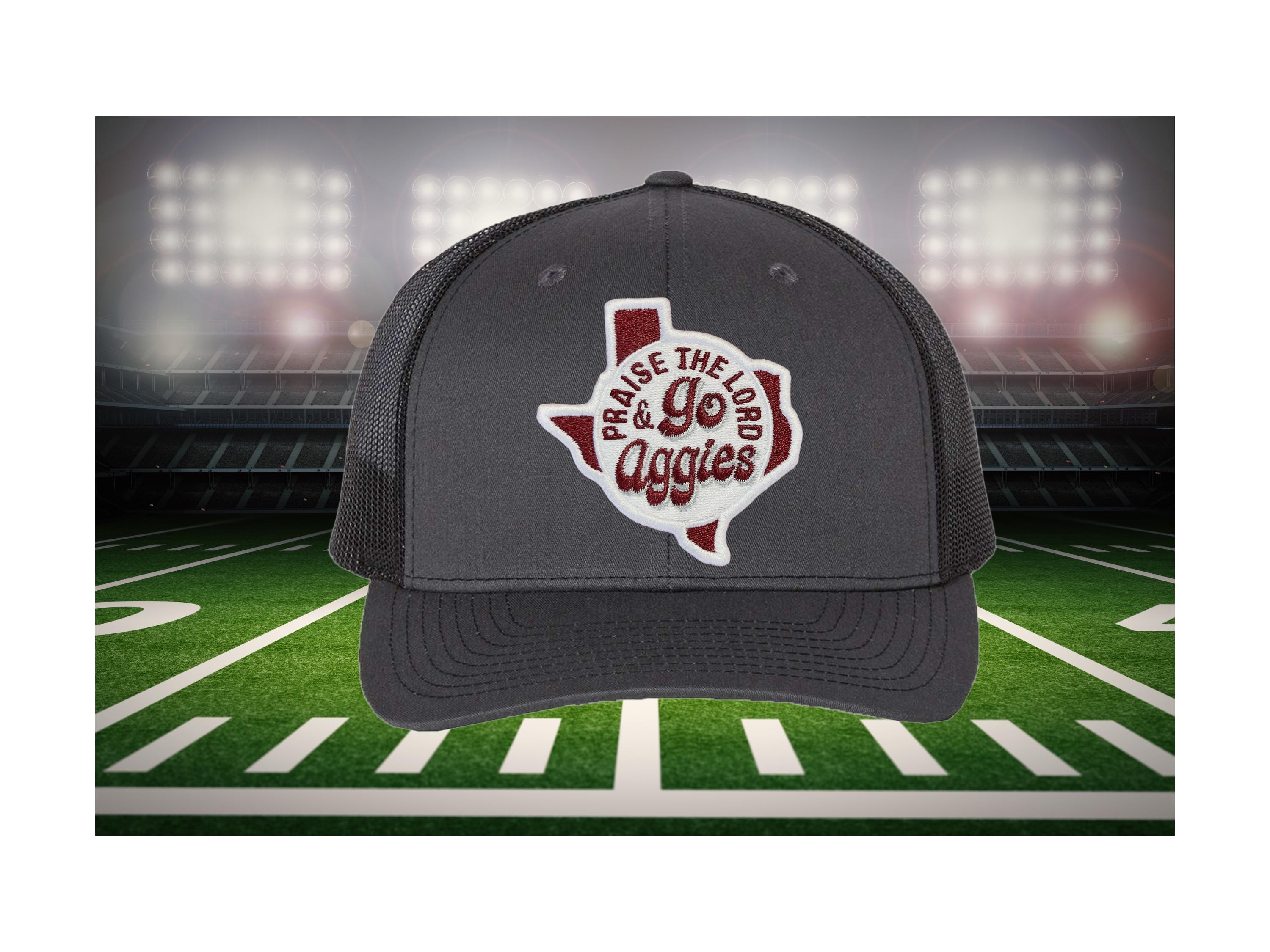 Praise the Lord and Go Aggies Trucker Cap