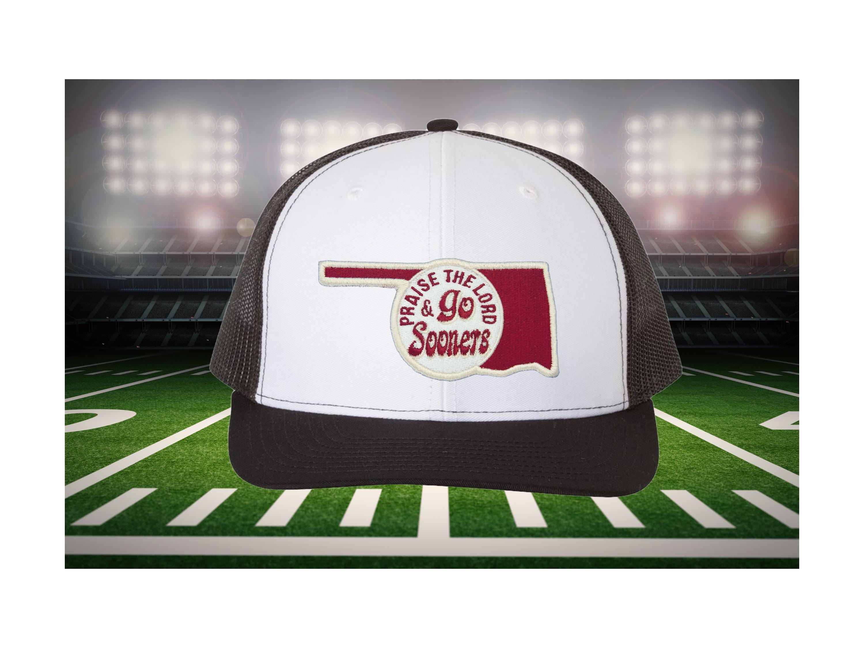 Praise the Lord and Go Sooners Trucker Cap