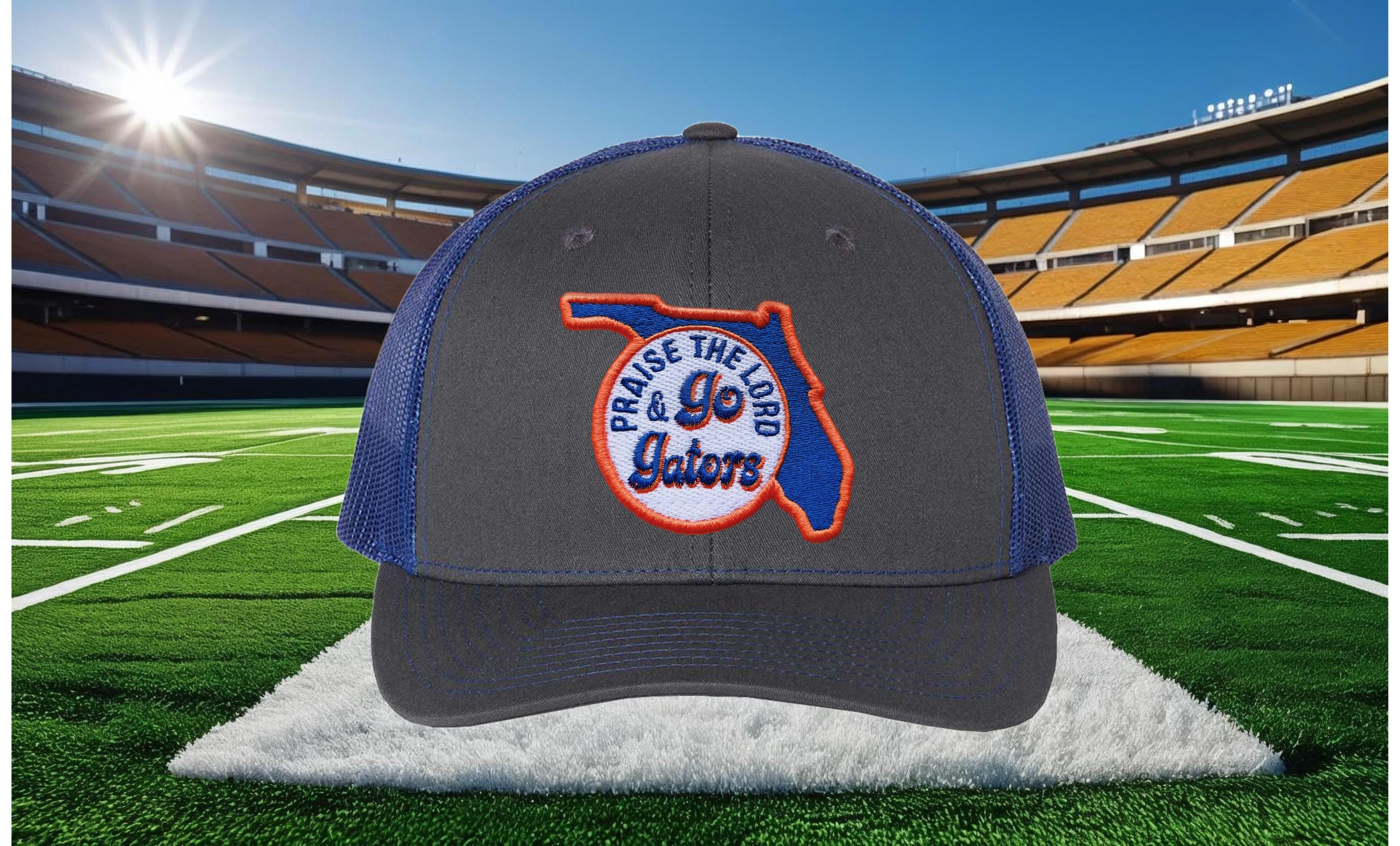 Praise the Lord and Go Gators Trucker Cap