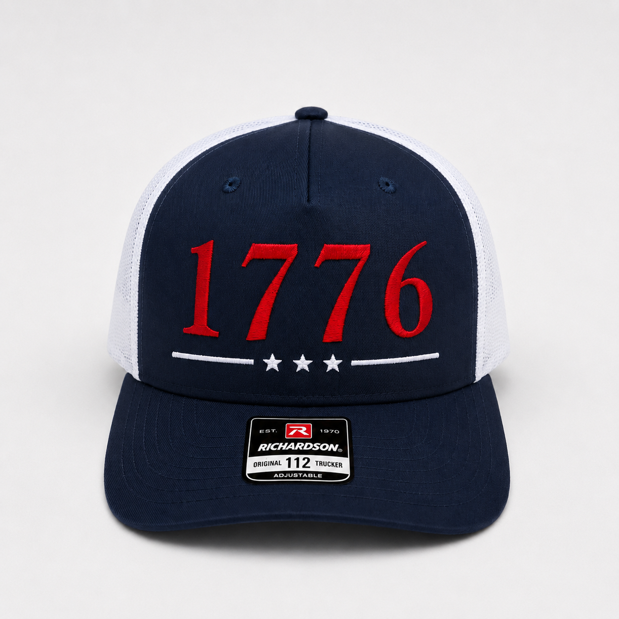 1776 Embroidered Patriotic Trucker Hat
