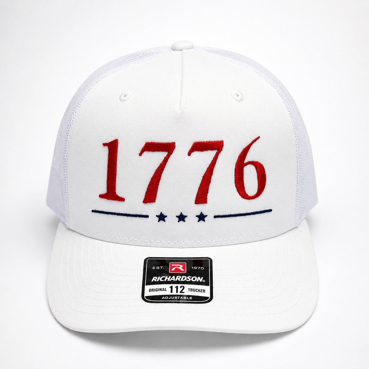 1776 Embroidered Patriotic Trucker Hat