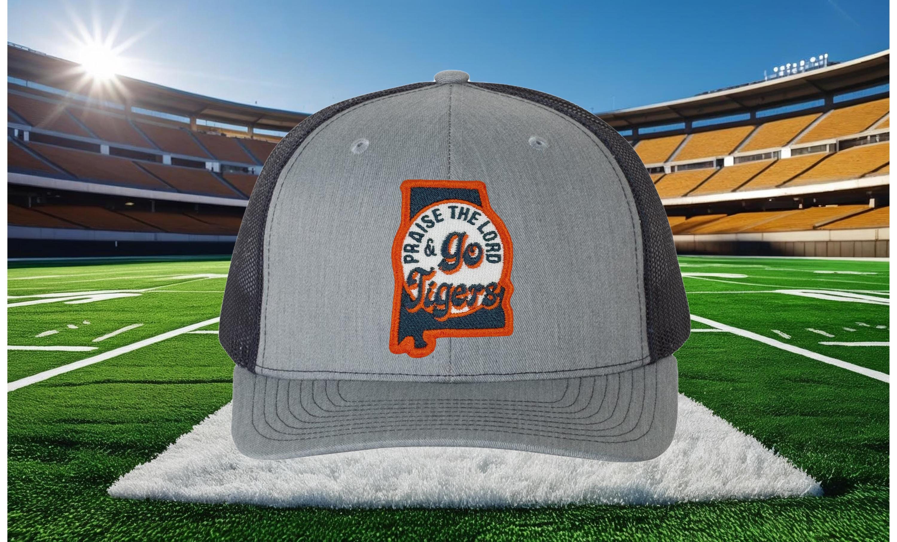 Praise the Lord and Go Tigers Trucker Cap
