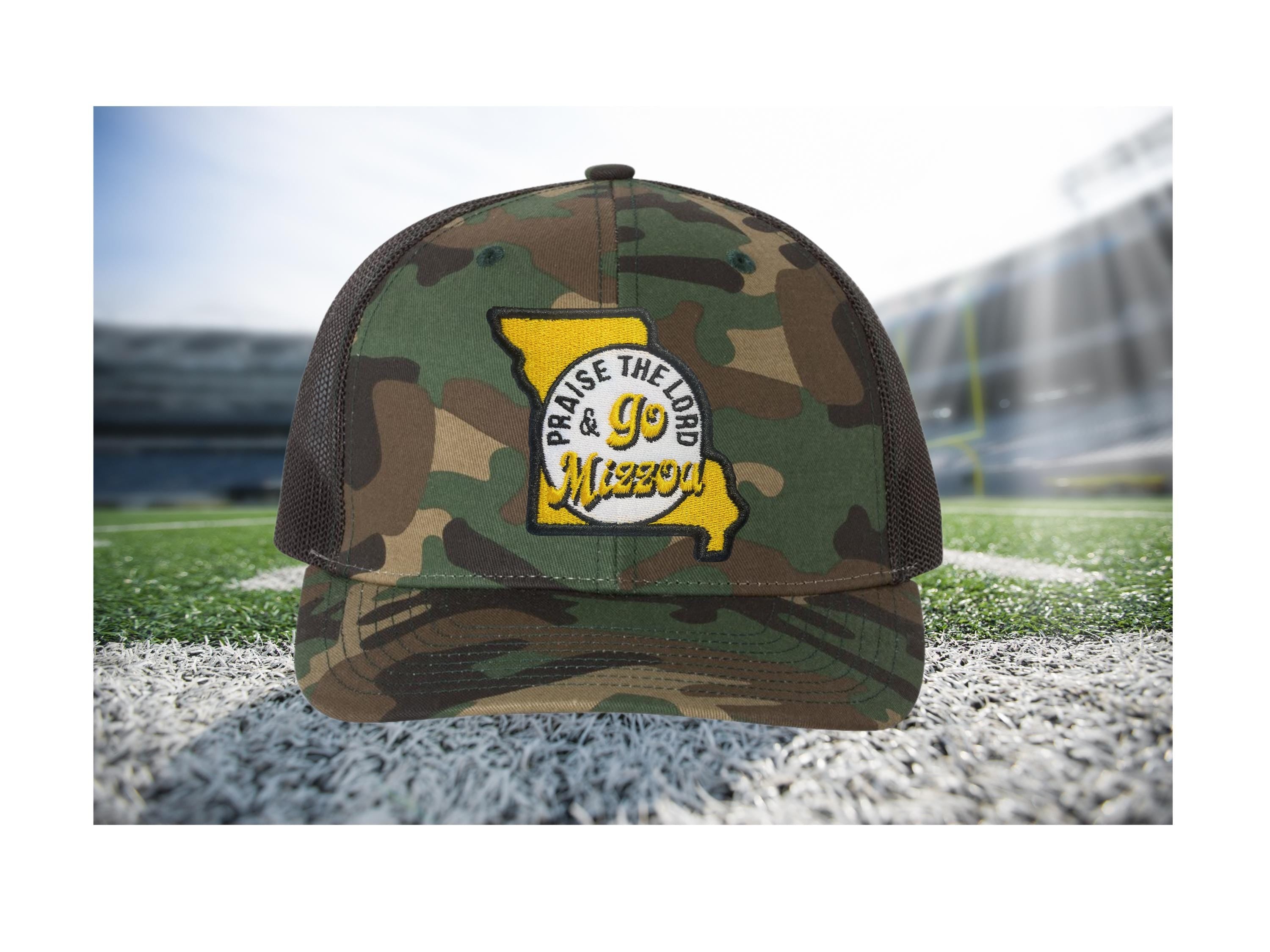 Praise the Lord and Go Mizzou Trucker Cap