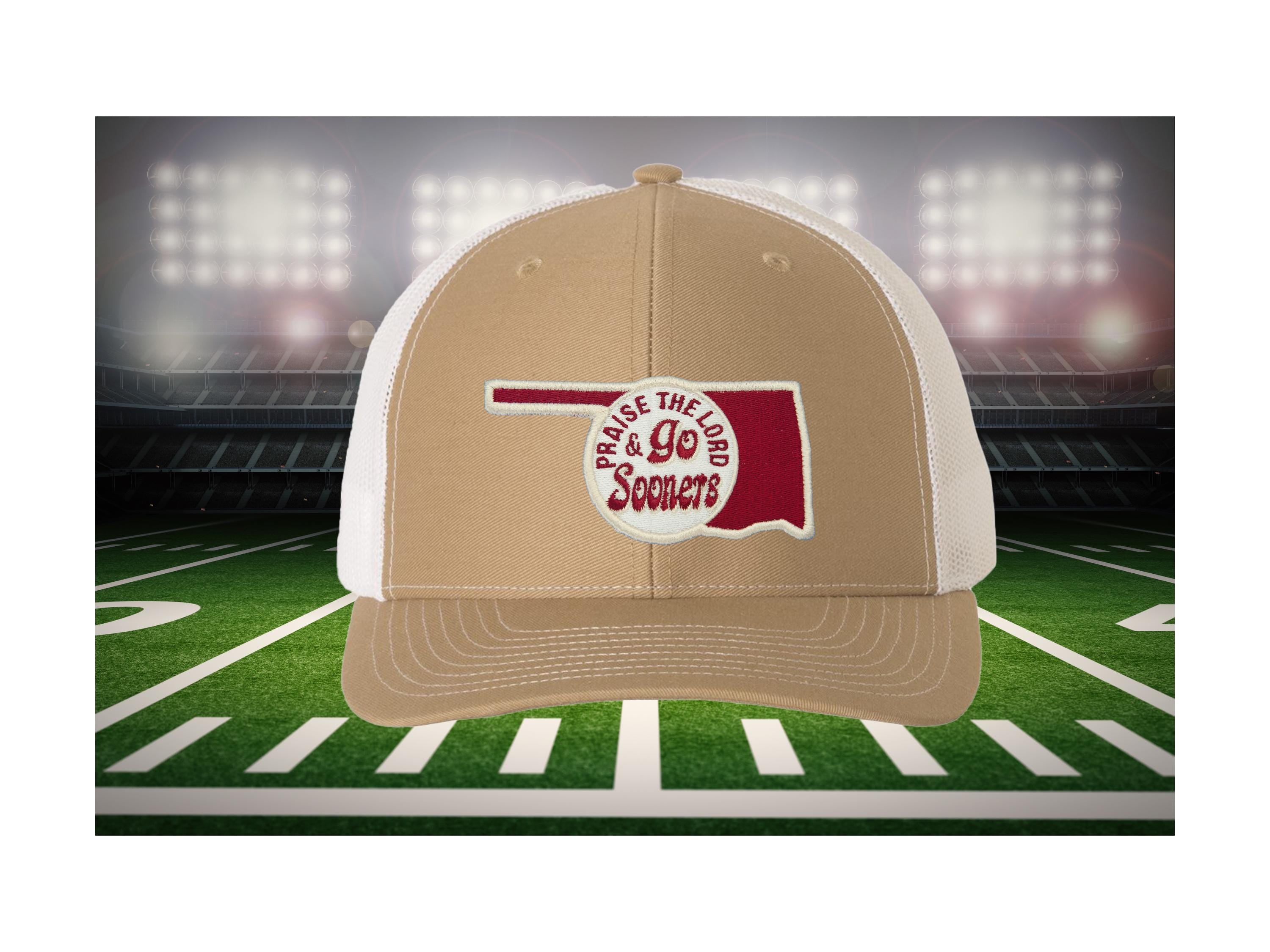Praise the Lord and Go Sooners Trucker Cap