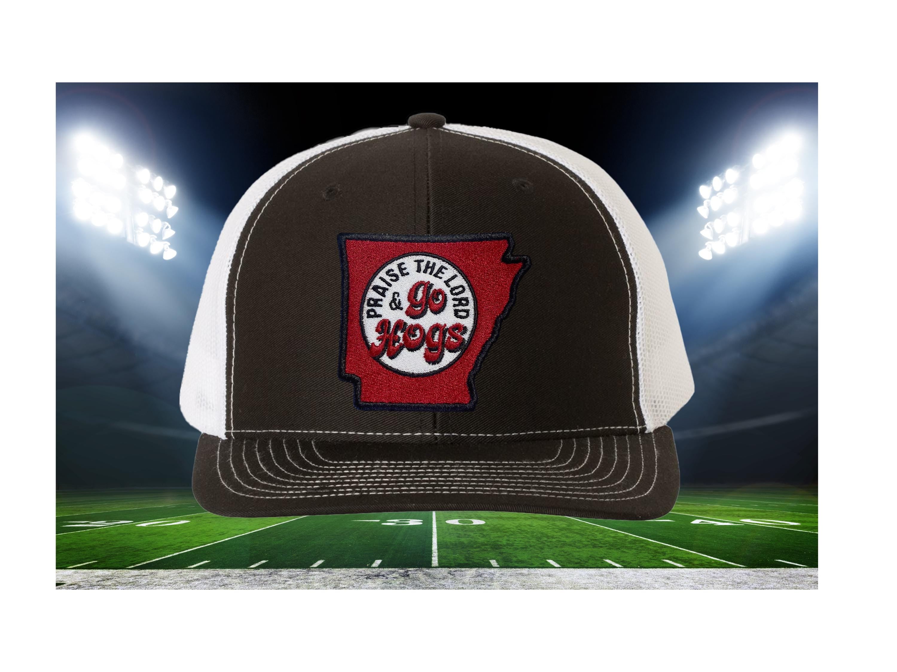 Praise the Lord and Go Hogs Trucker Cap