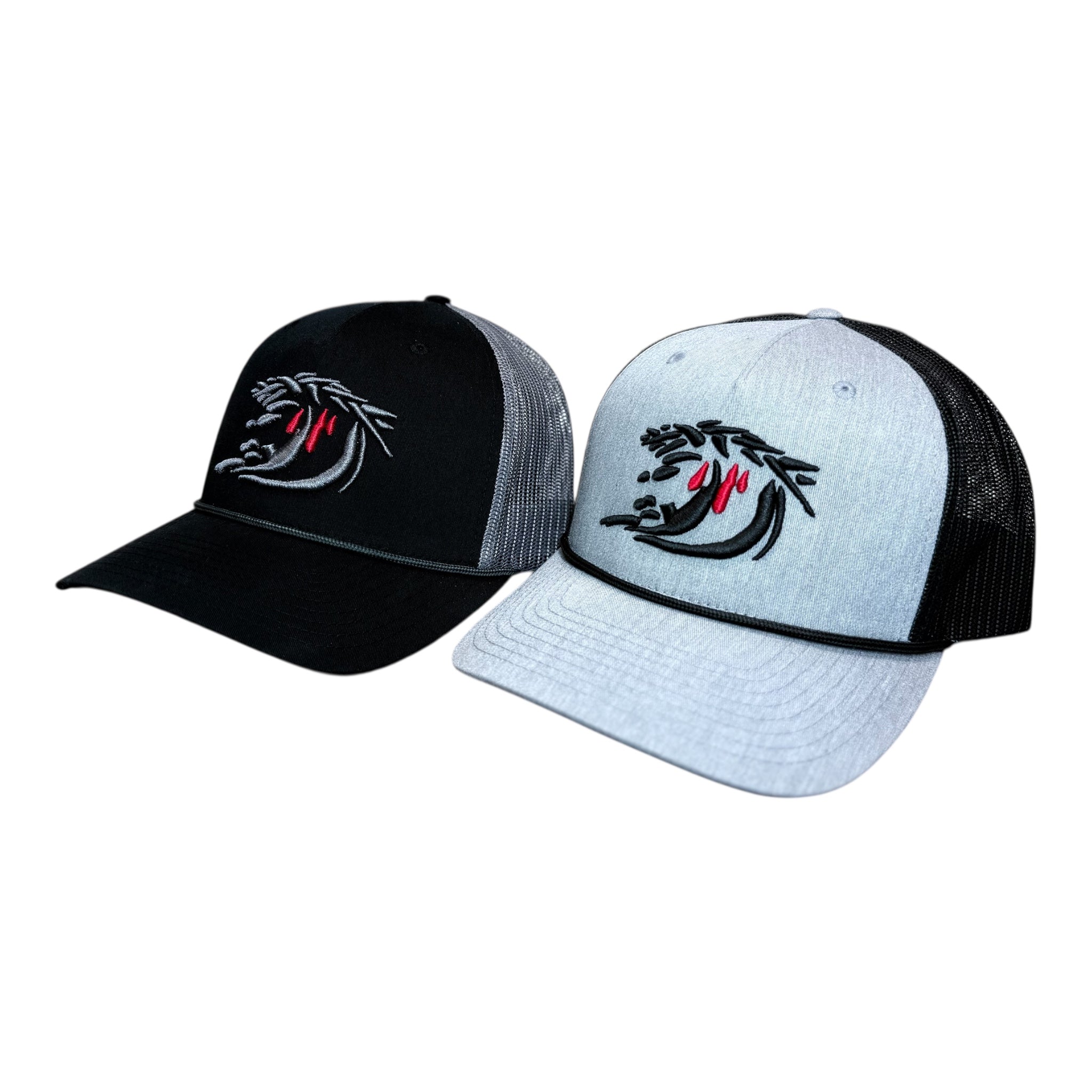 The KING Trucker Cap Puff Embroidery, Centered Design