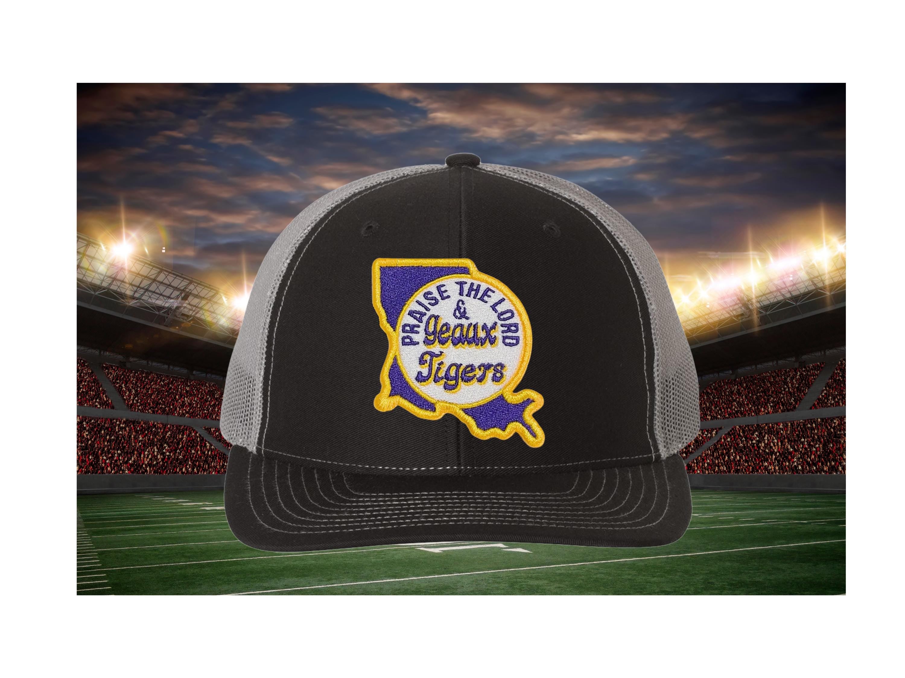 Praise the Lord and Geaux Tigers Trucker Cap