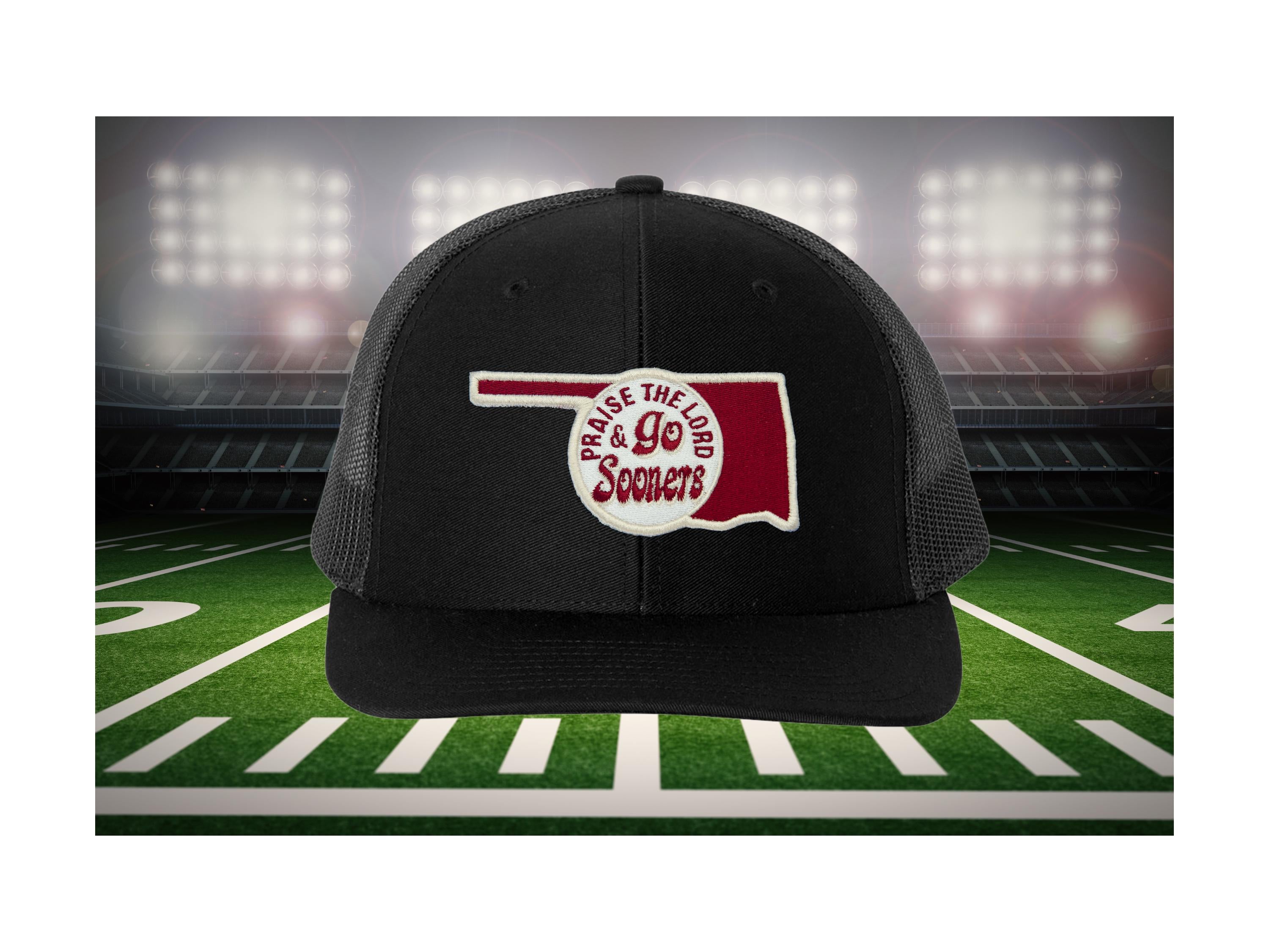 Praise the Lord and Go Sooners Trucker Cap