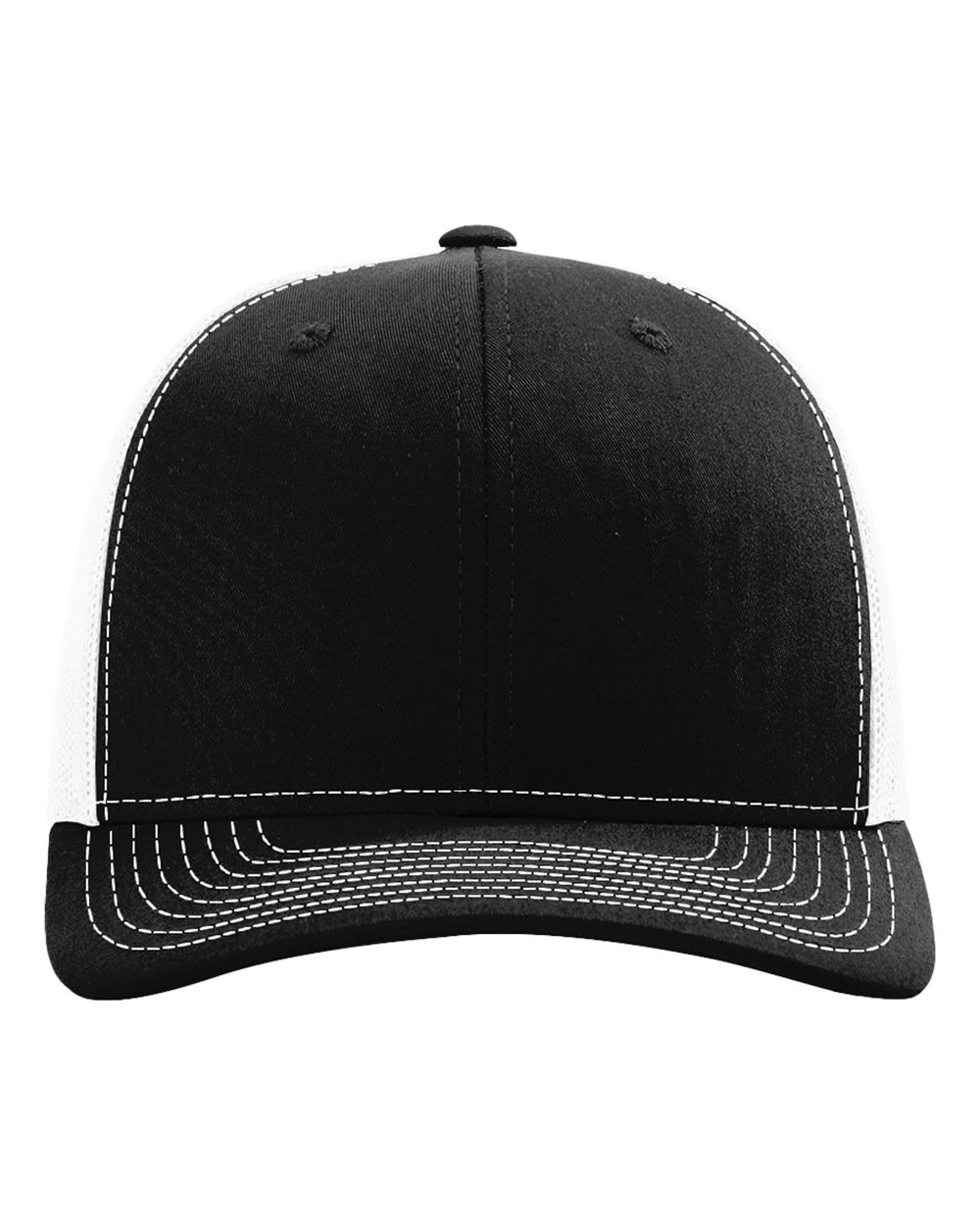 Patriotic Bass Fish Embroidered Richardson Cap