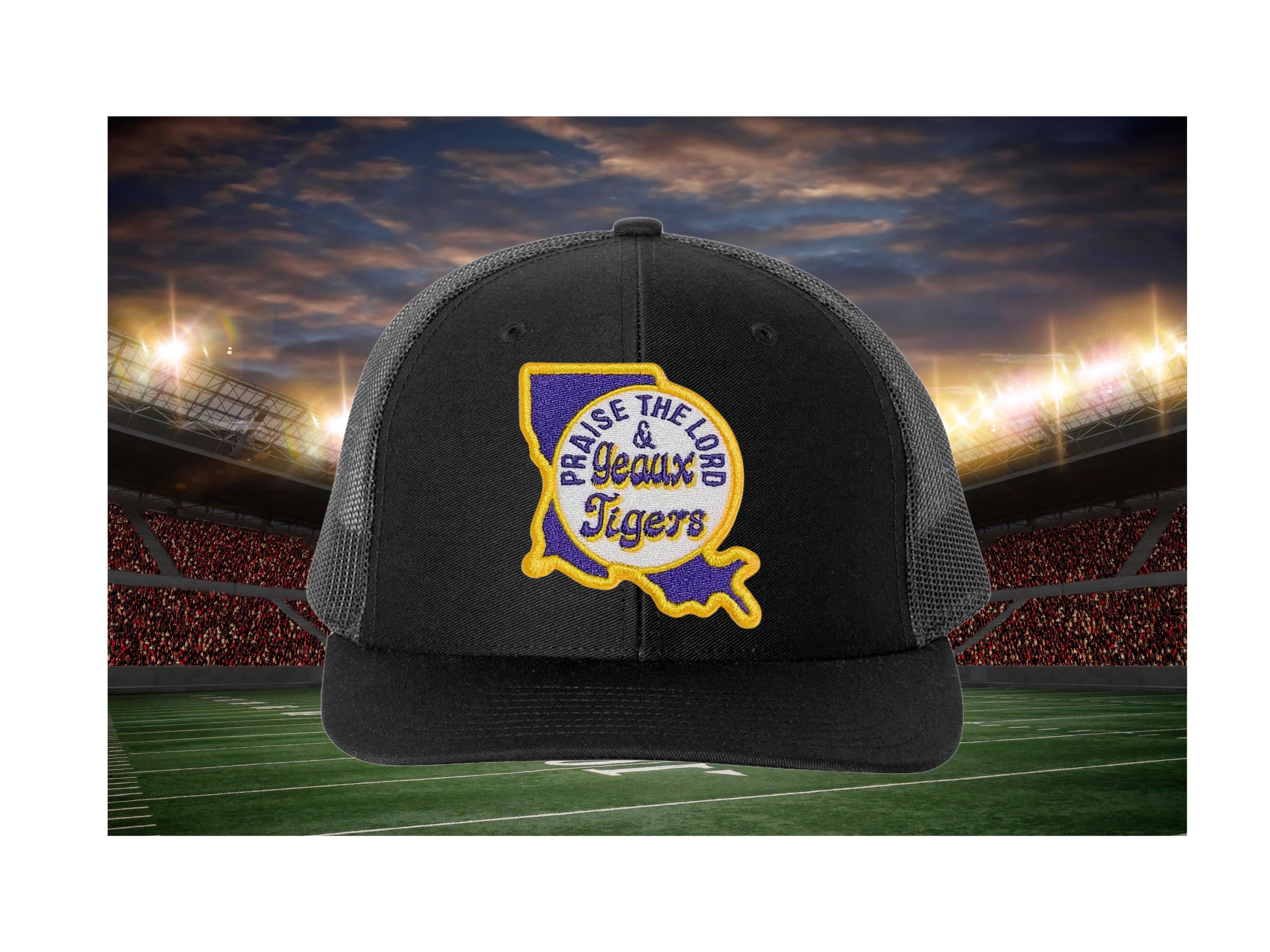 Praise the Lord and Geaux Tigers Trucker Cap