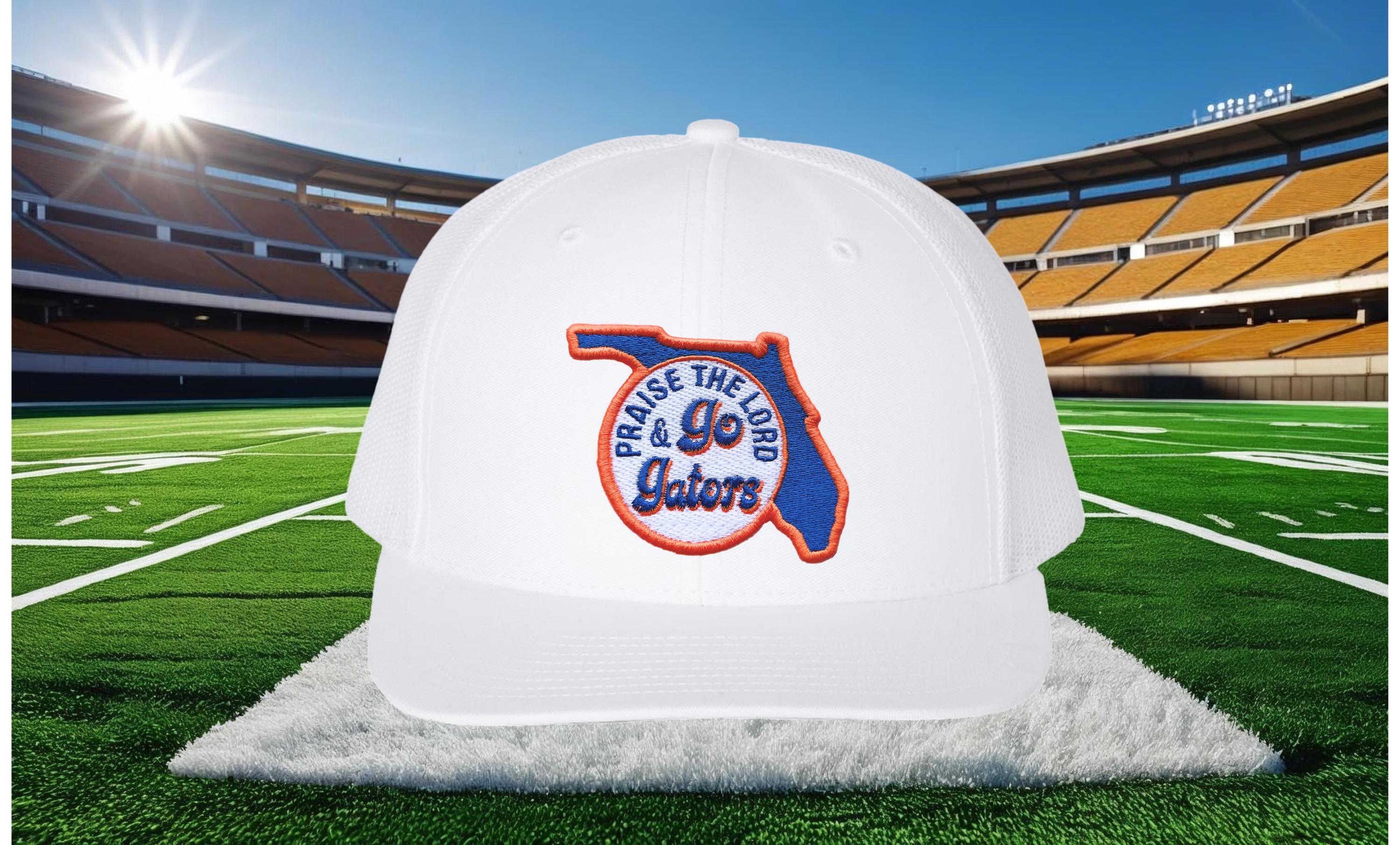 Praise the Lord and Go Gators Trucker Cap