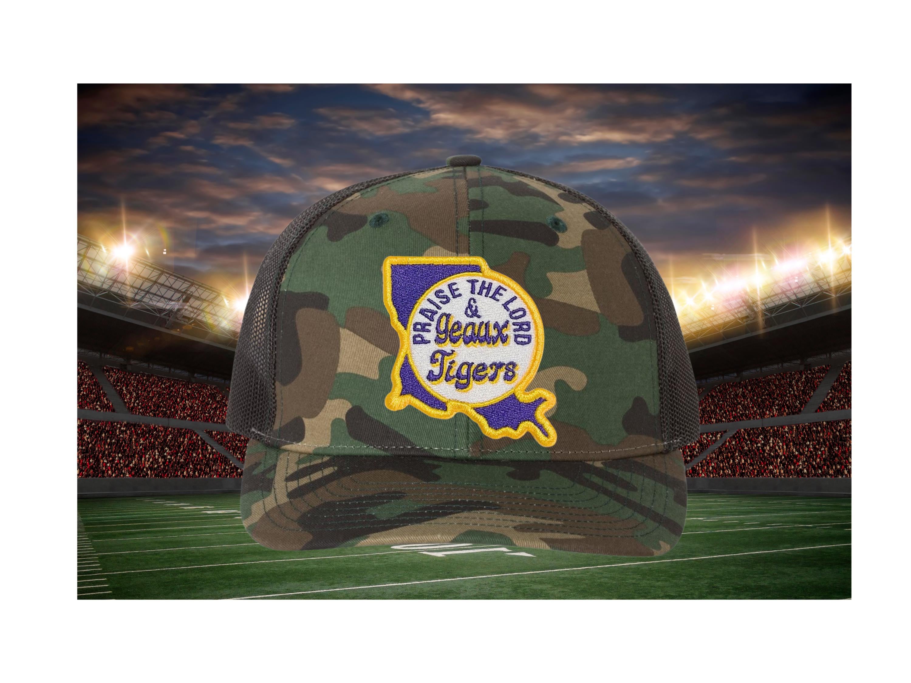 Praise the Lord and Geaux Tigers Trucker Cap