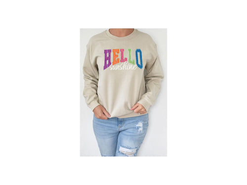 HELLO Sunshine Crewneck Sweatshirt