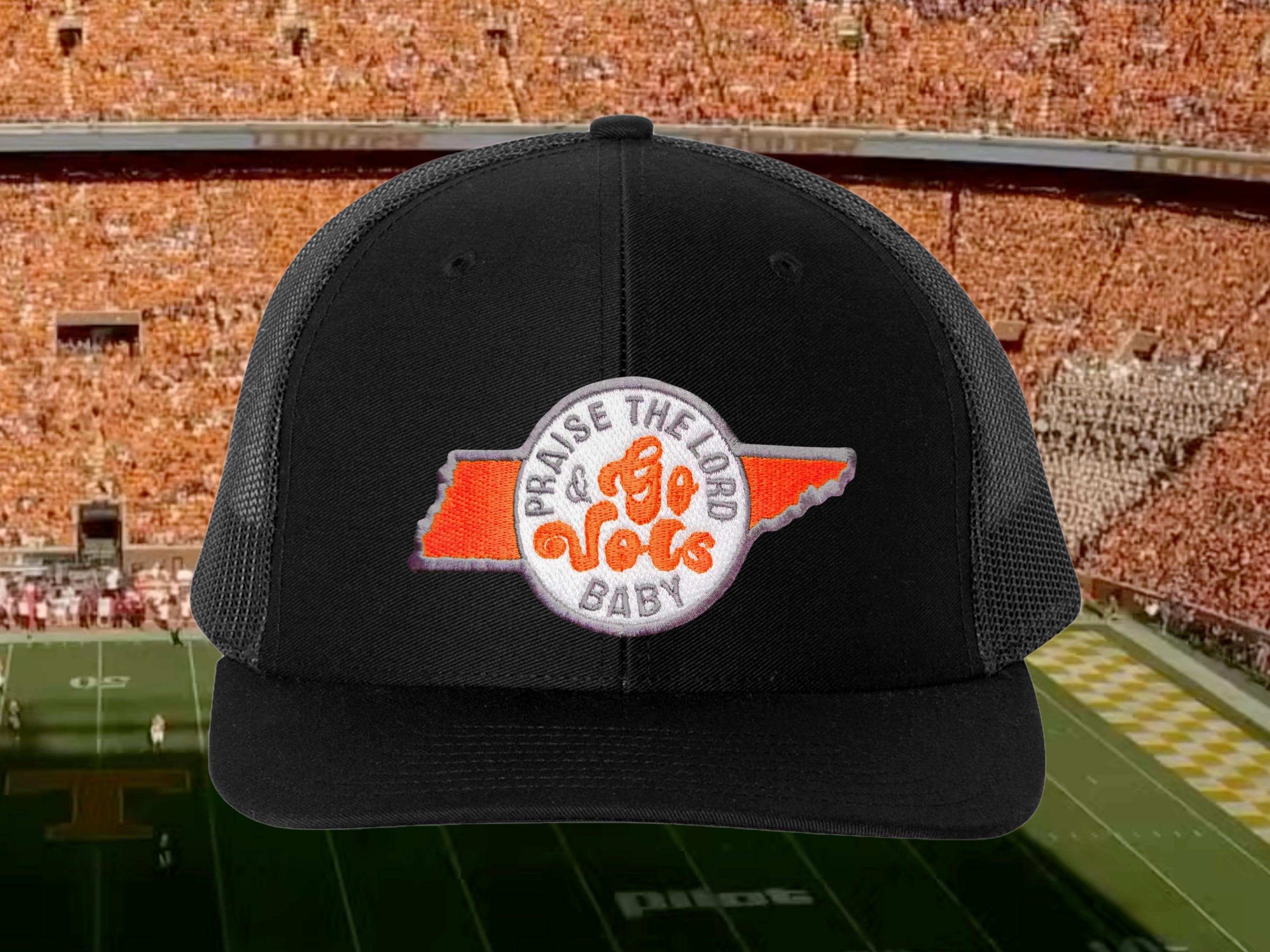 Praise the Lord and Go Vols Baby Trucker Cap