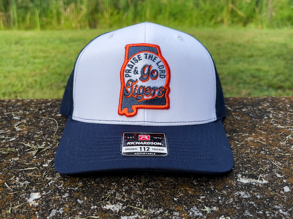 Praise the Lord and Go Tigers Trucker Cap