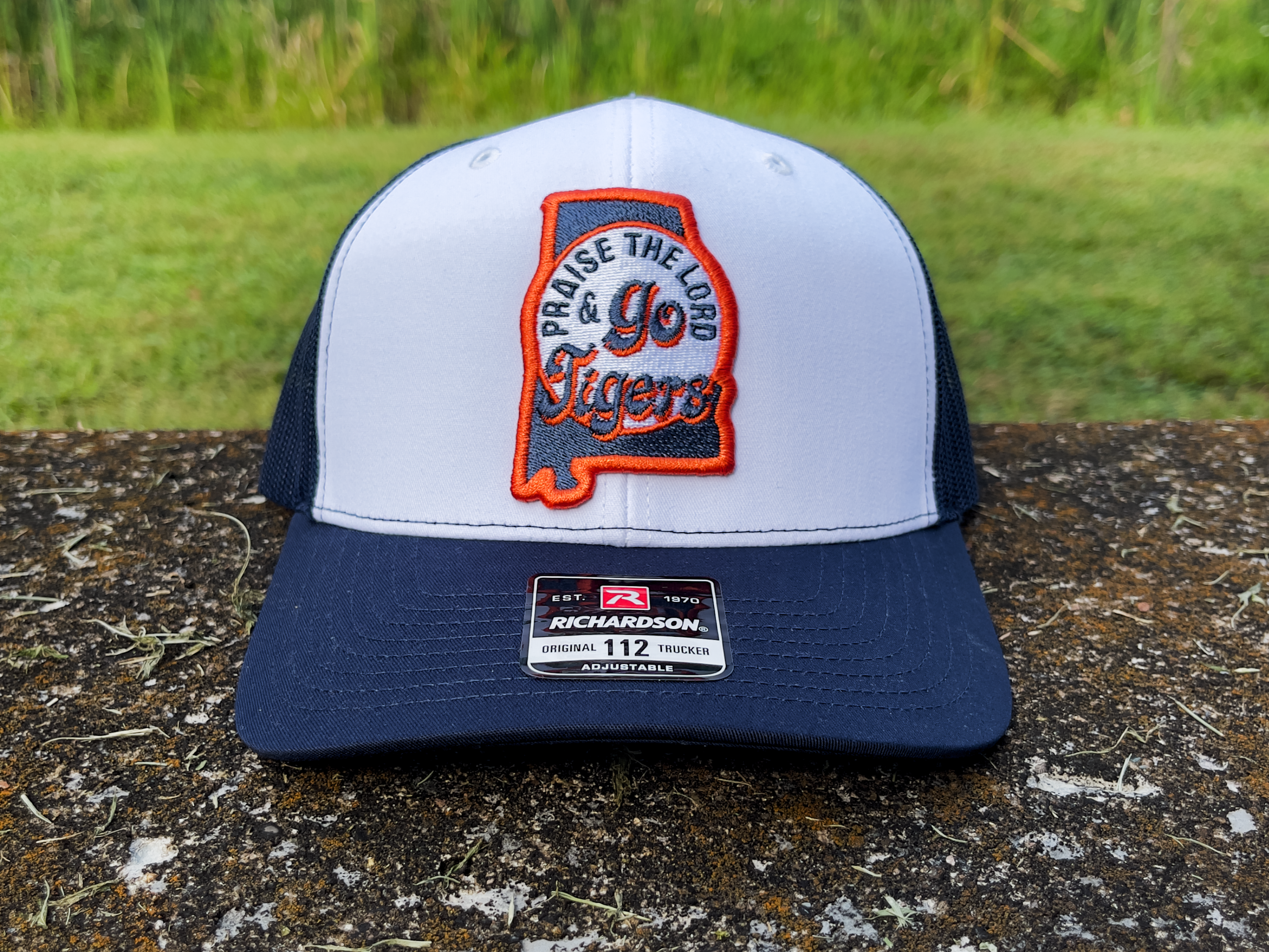 Praise the Lord and Go Tigers Trucker Cap