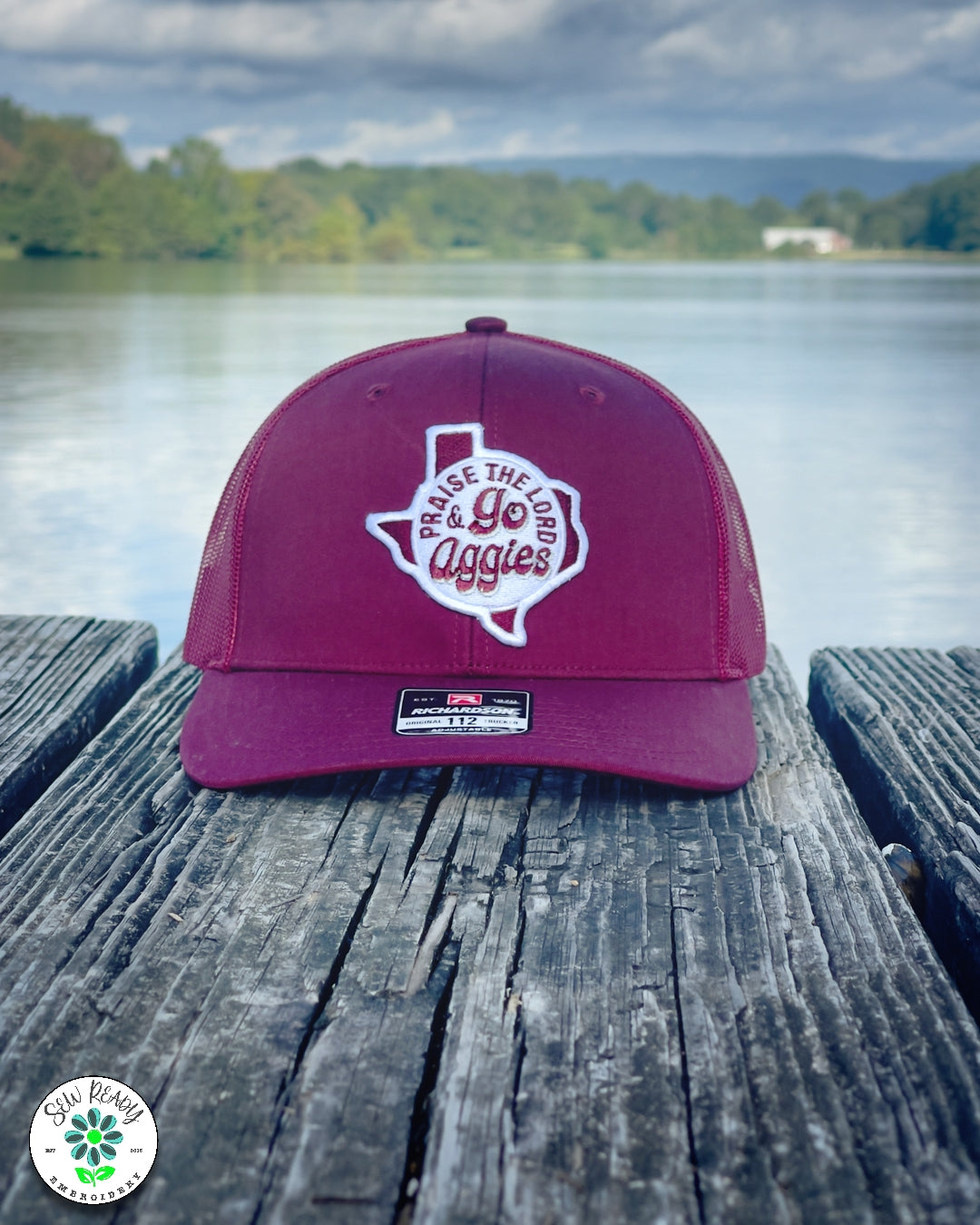 Praise the Lord and Go Aggies Trucker Cap