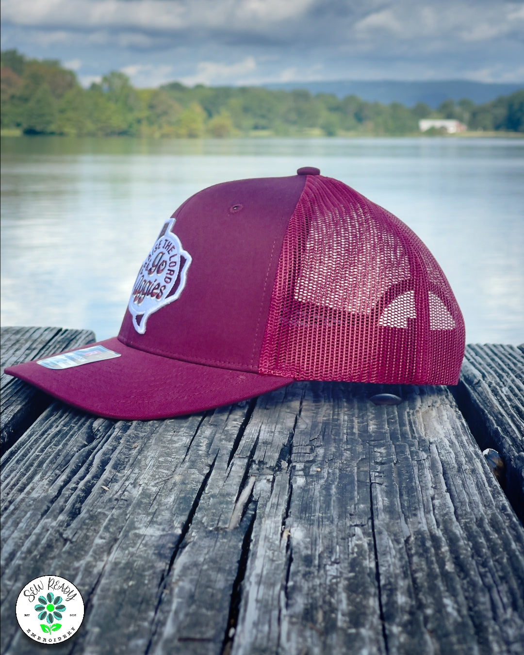 Praise the Lord and Go Aggies Trucker Cap