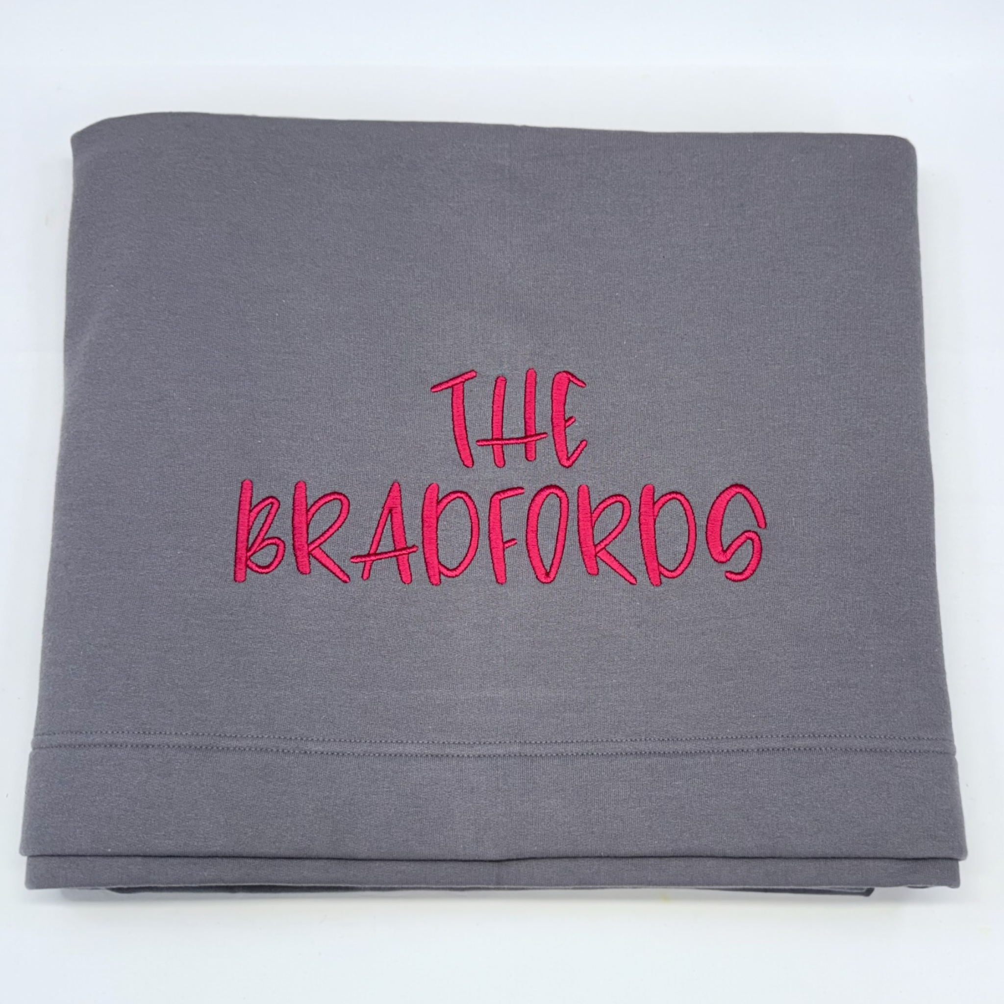 Personalized Stadium Blanket | Custom Embroidered Name Throw