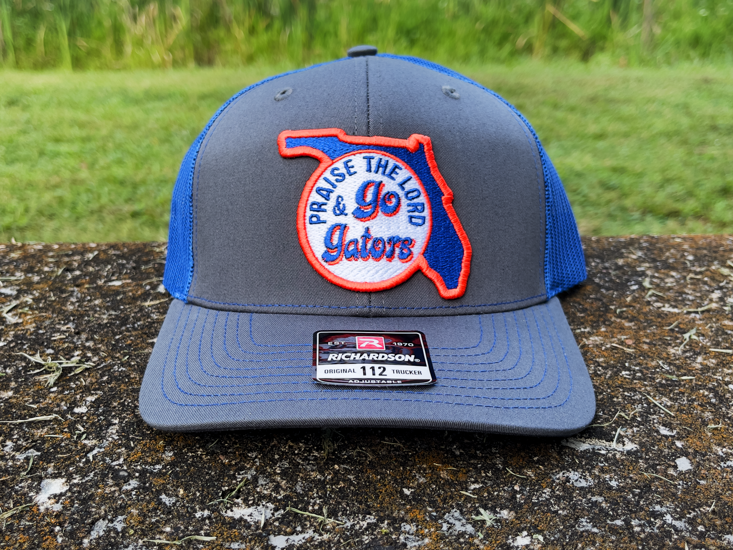 Praise the Lord and Go Gators Trucker Cap