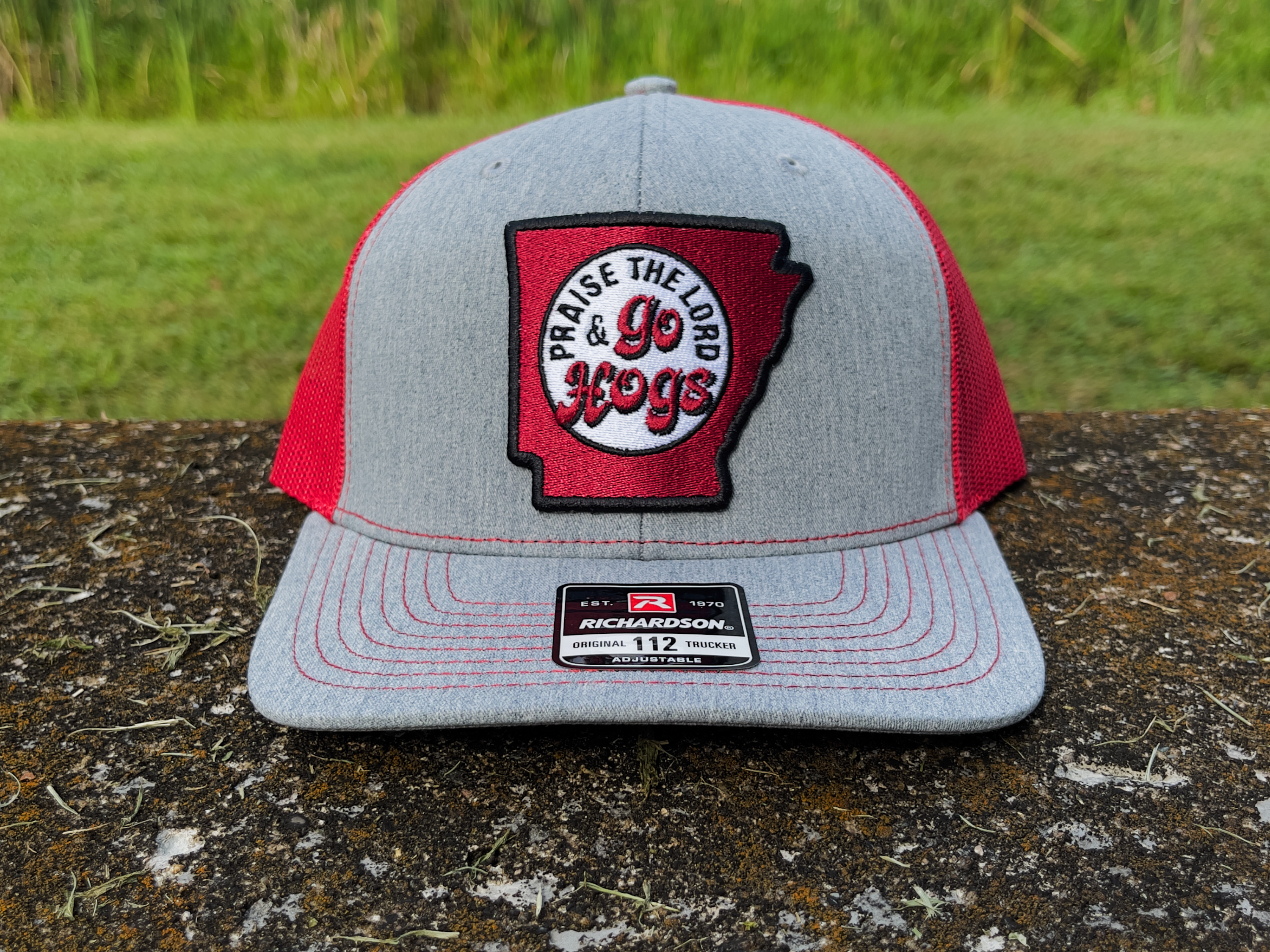 Praise the Lord and Go Hogs Trucker Cap