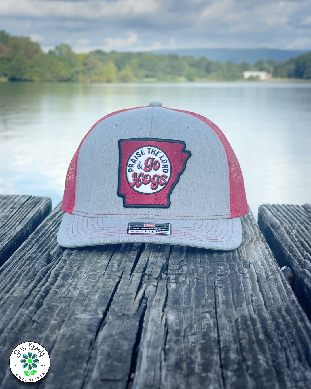 Praise the Lord and Go Hogs Trucker Cap