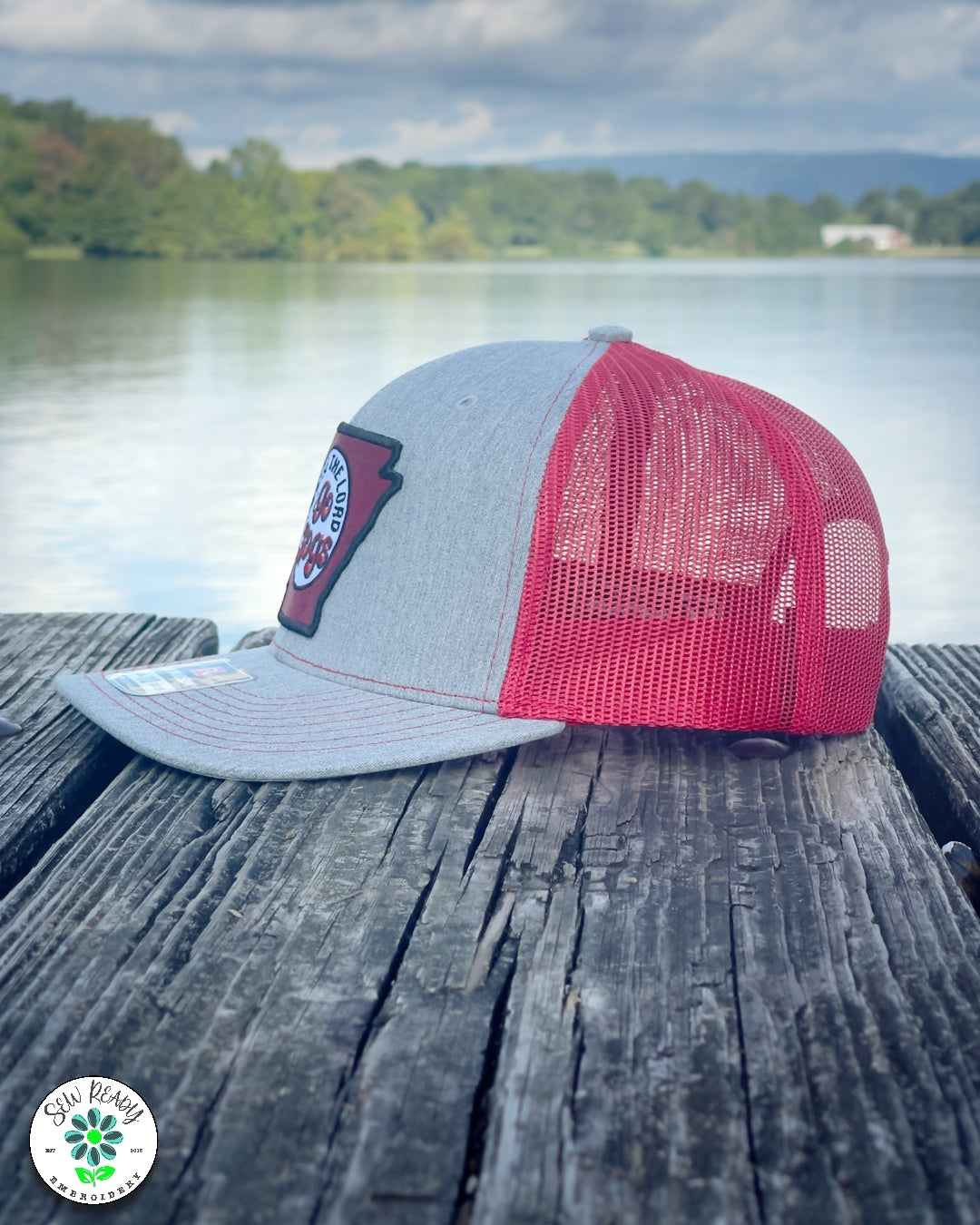 Praise the Lord and Go Hogs Trucker Cap
