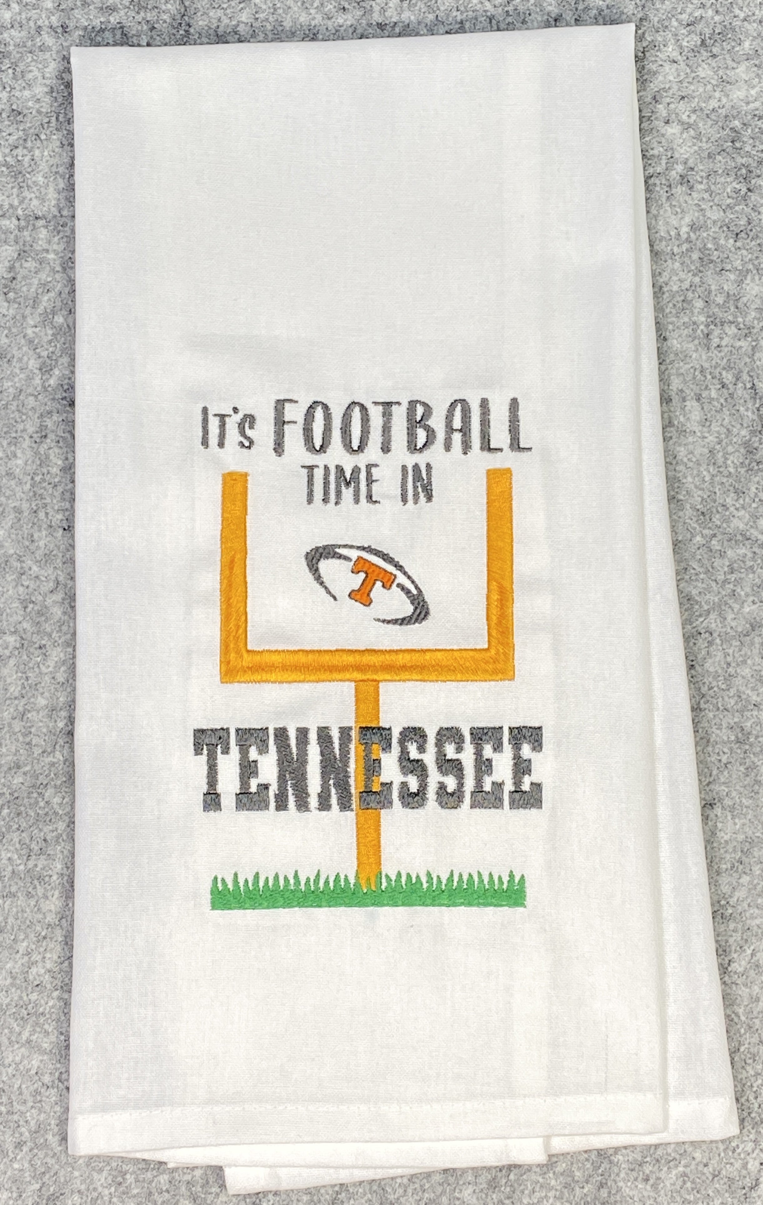 It’s Football Time in Tennessee Flour Sack Kitchen Towel