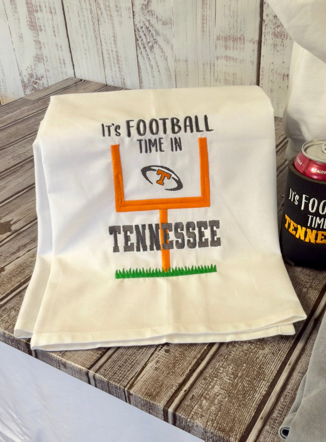 It’s Football Time in Tennessee Flour Sack Kitchen Towel