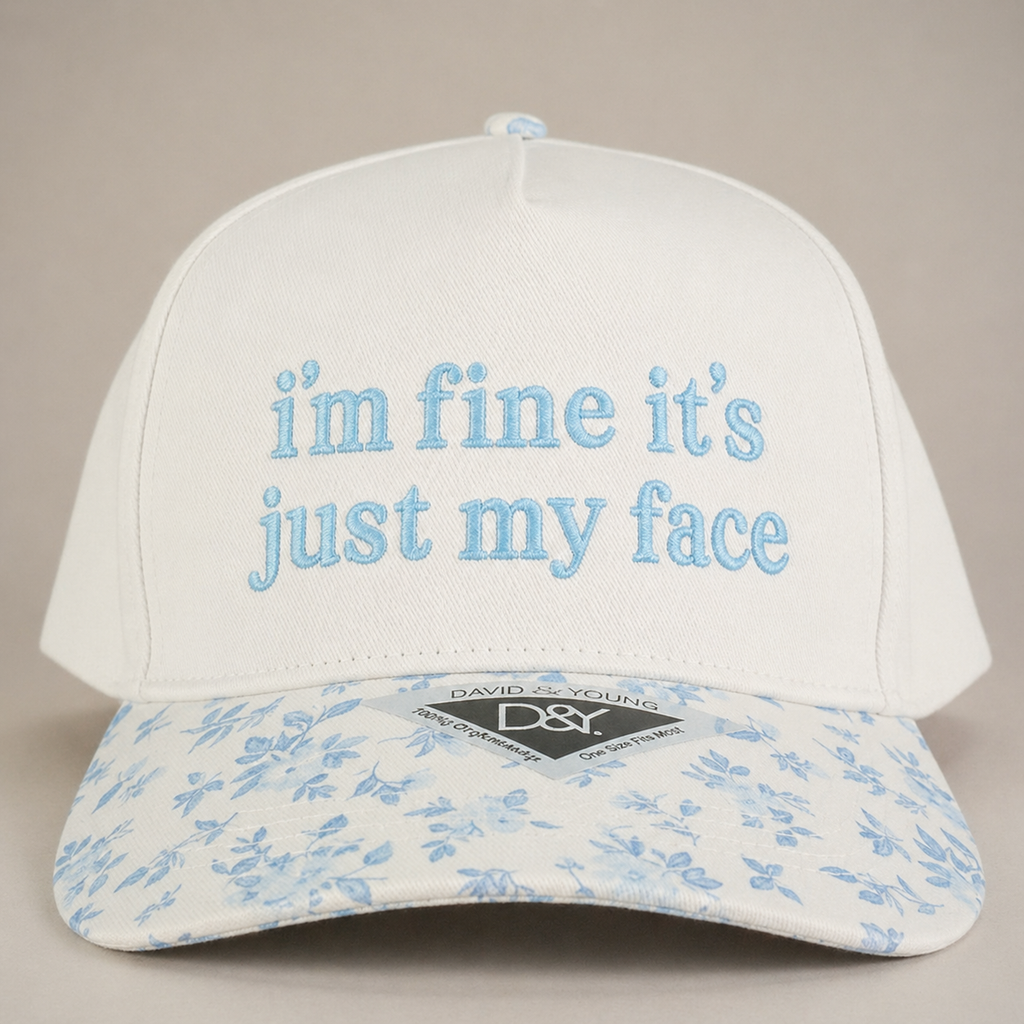 Custom Floral Embroidered Cap