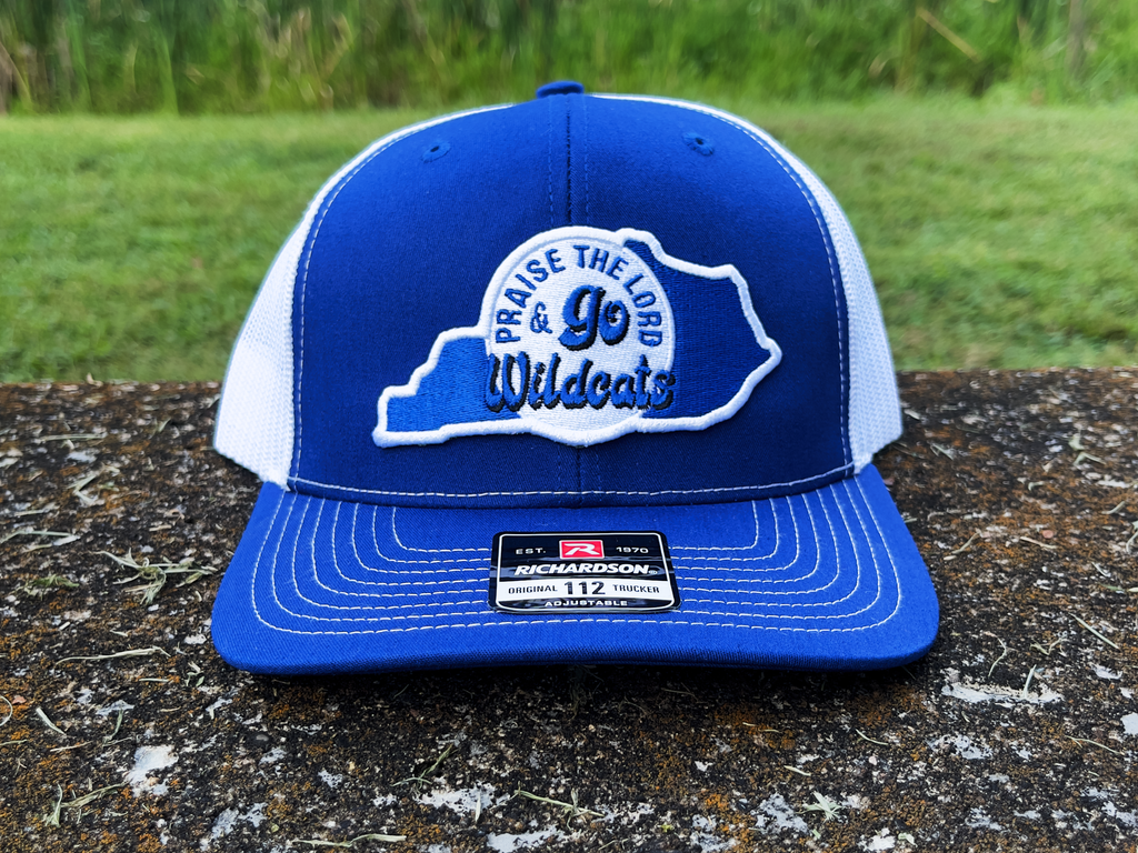Praise the Lord and Go Wildcats Trucker Cap