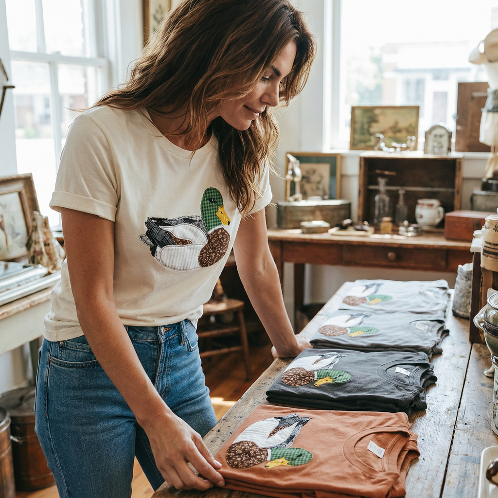 Vintage Mallard Duck T Shirt Outdoor Aesthetic Tee Southern Vintage Graphic Tee