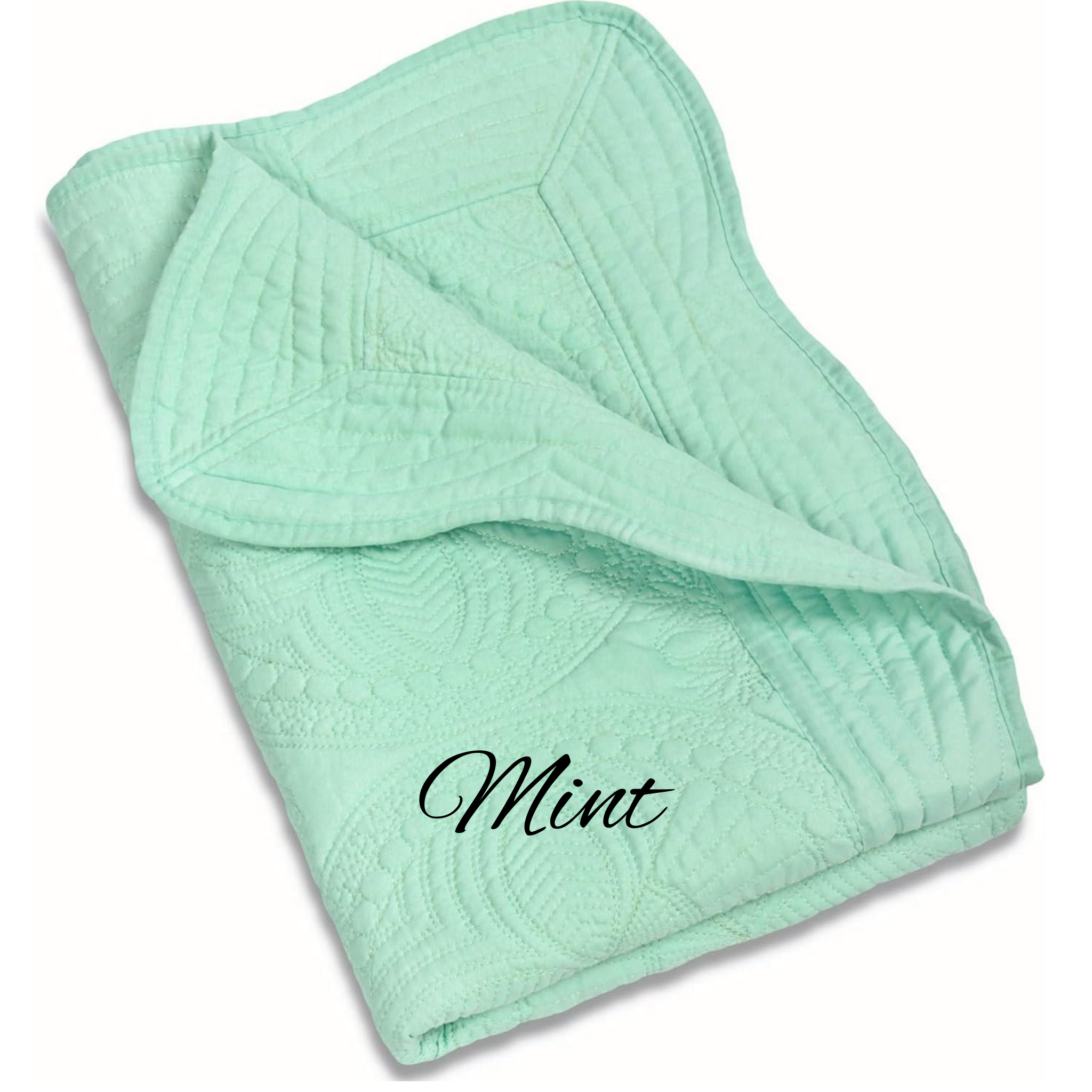 Personalized Baby Girl Heirloom Quilt Birth Announcement | Custom Name & Stats