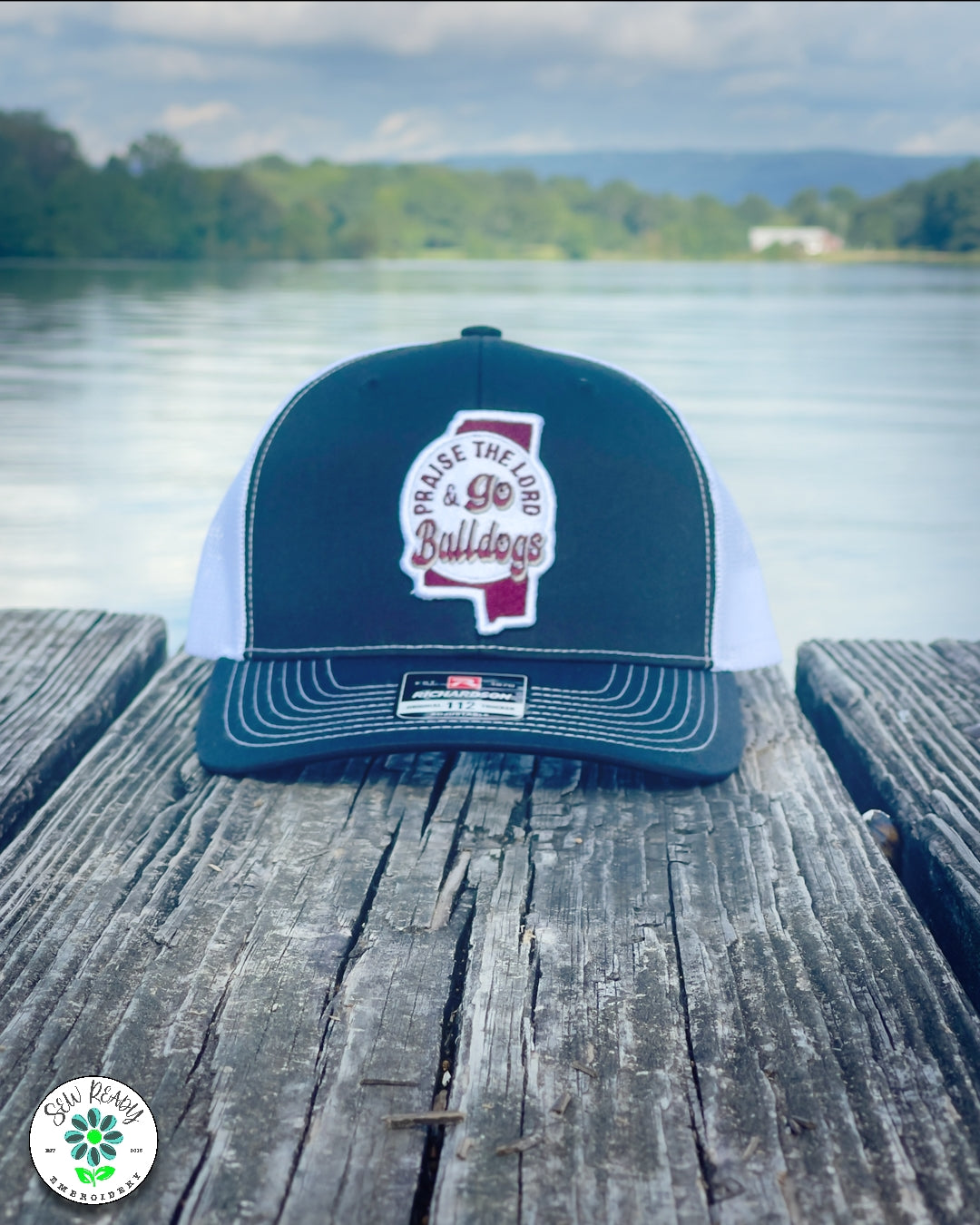 Praise the Lord and Go Bulldogs Trucker Cap