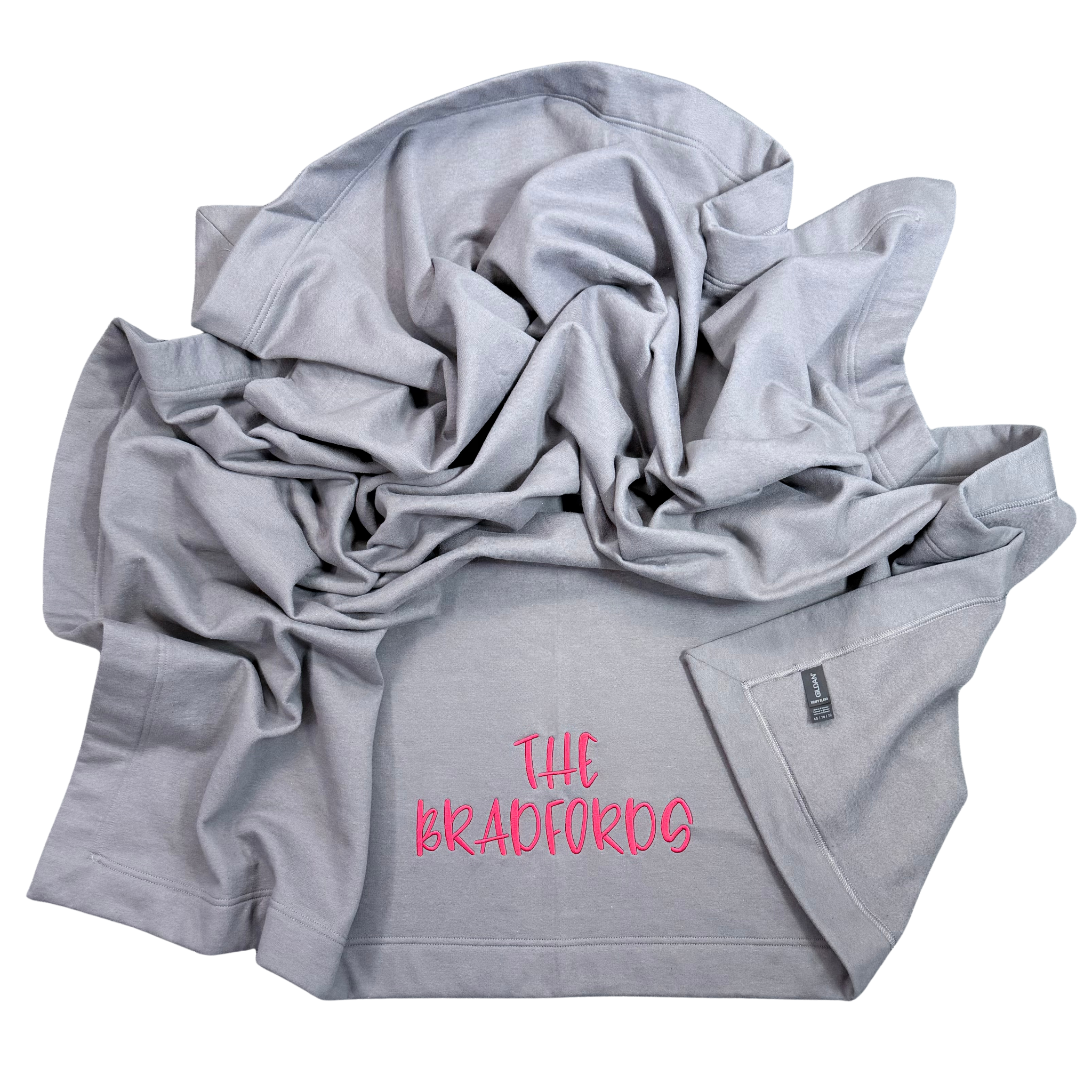 Personalized Stadium Blanket | Custom Embroidered Name Throw