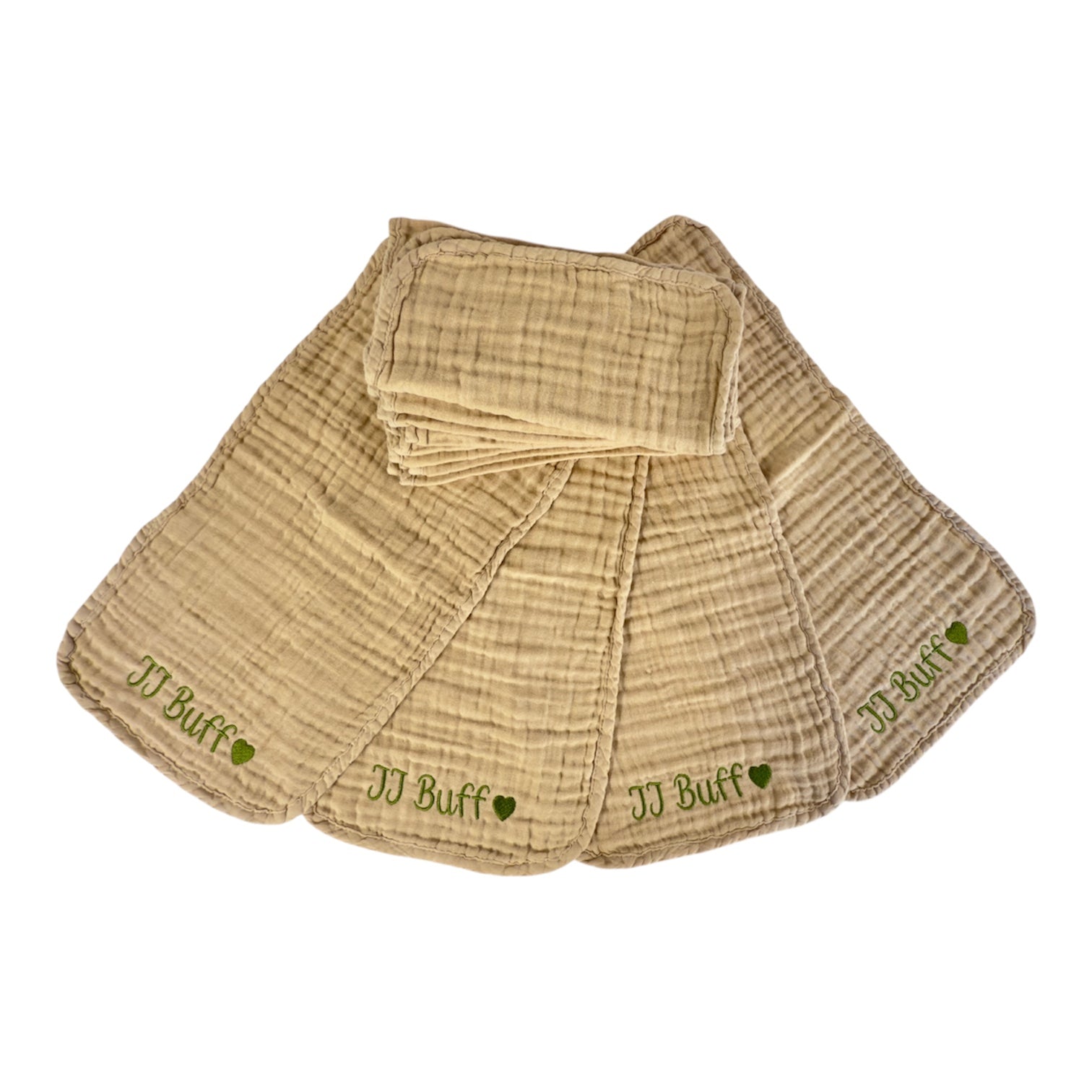 Personalized Muslin Burp Cloths Newborn Essential Set of 4