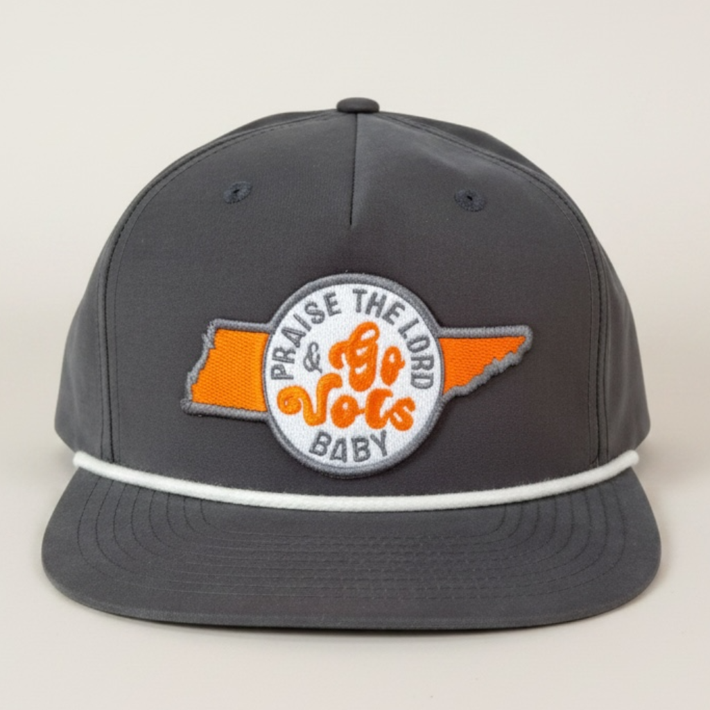 Praise the Lord and Go Vols Baby Rope Cap