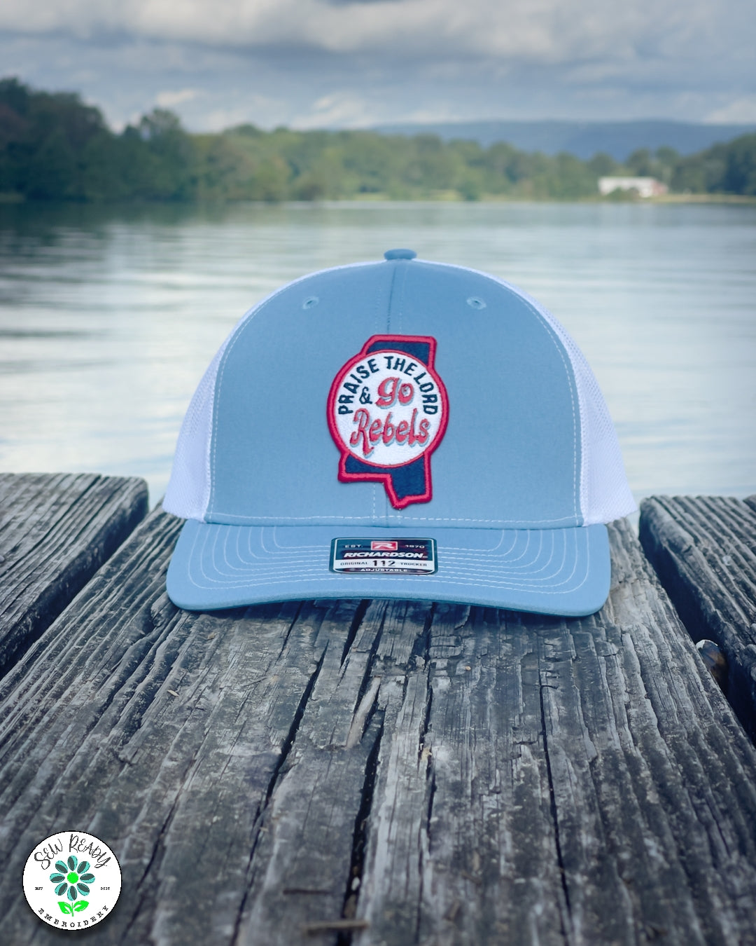 Praise the Lord and Go Rebels Trucker Cap