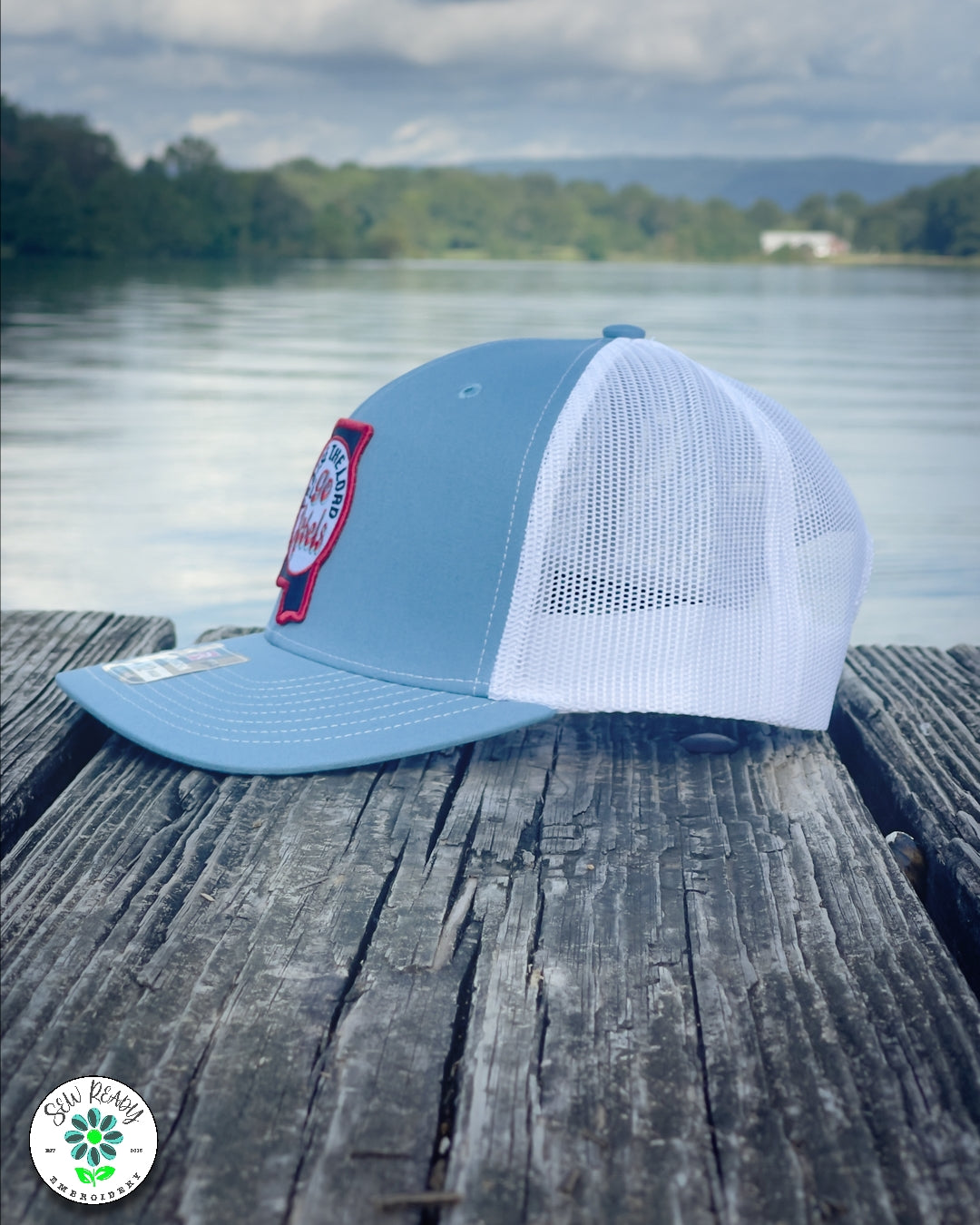 Praise the Lord and Go Rebels Trucker Cap