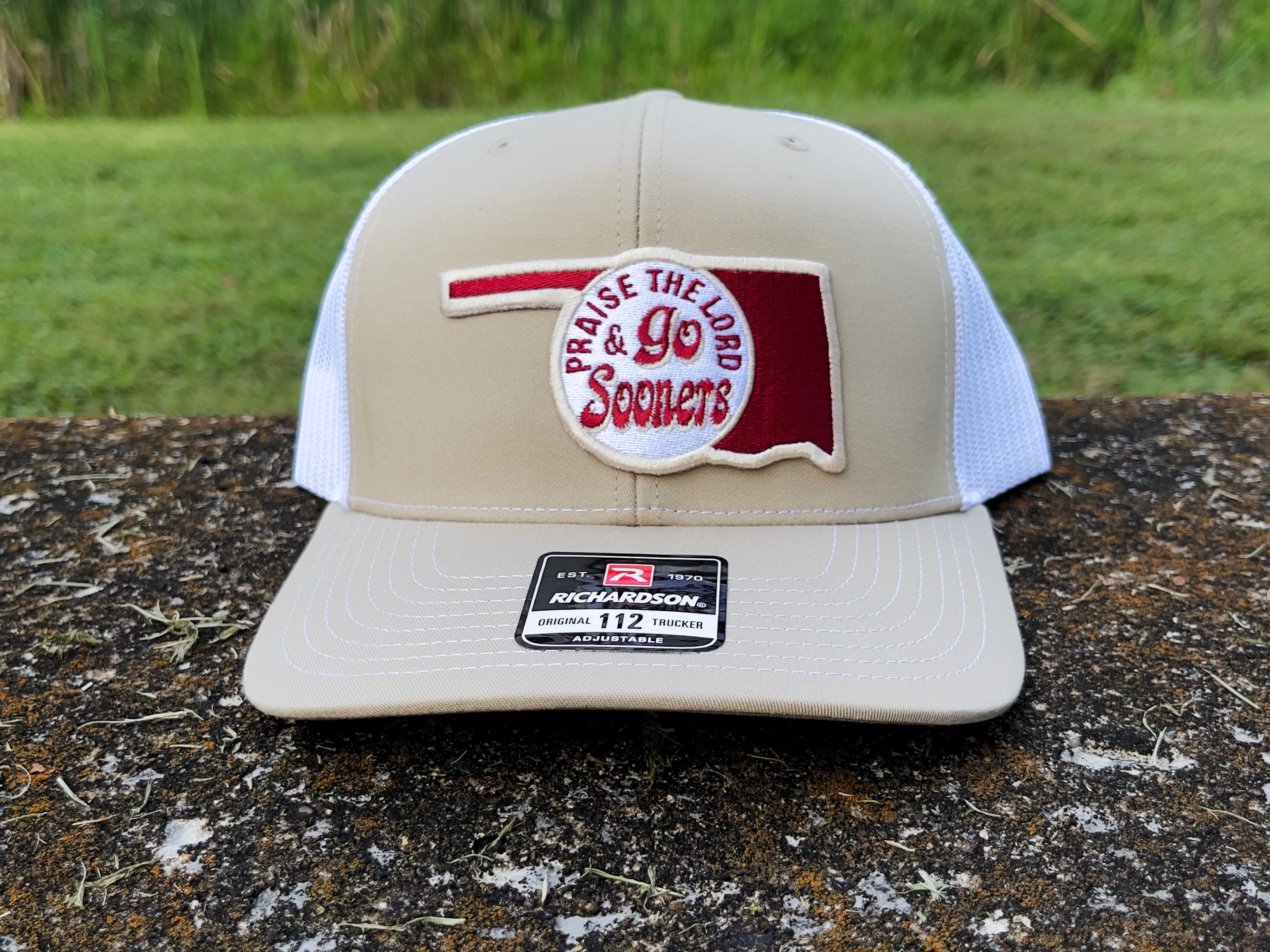 Praise the Lord and Go Sooners Trucker Cap