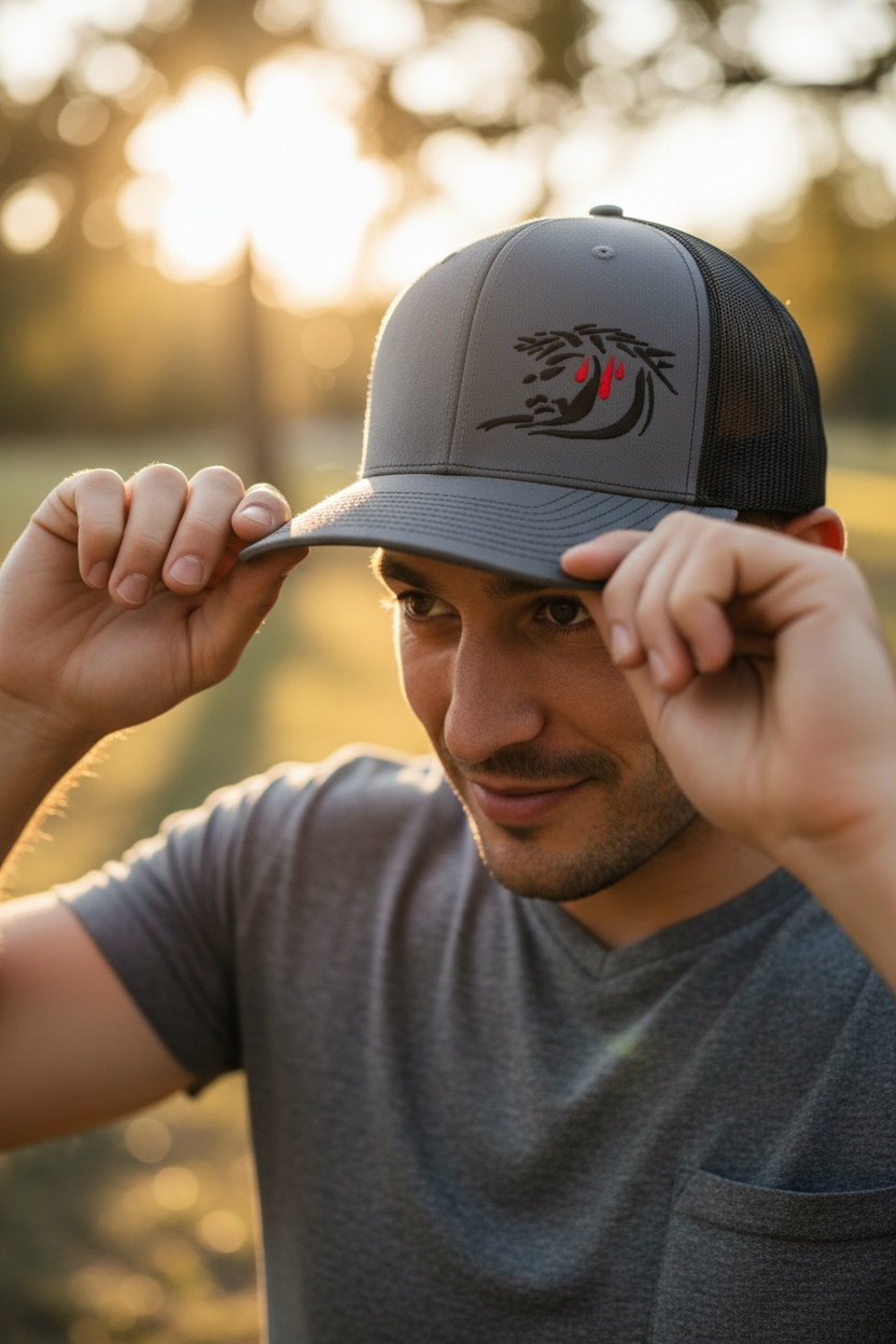 The KING Trucker Cap Regular Embroidery, Side Panel
