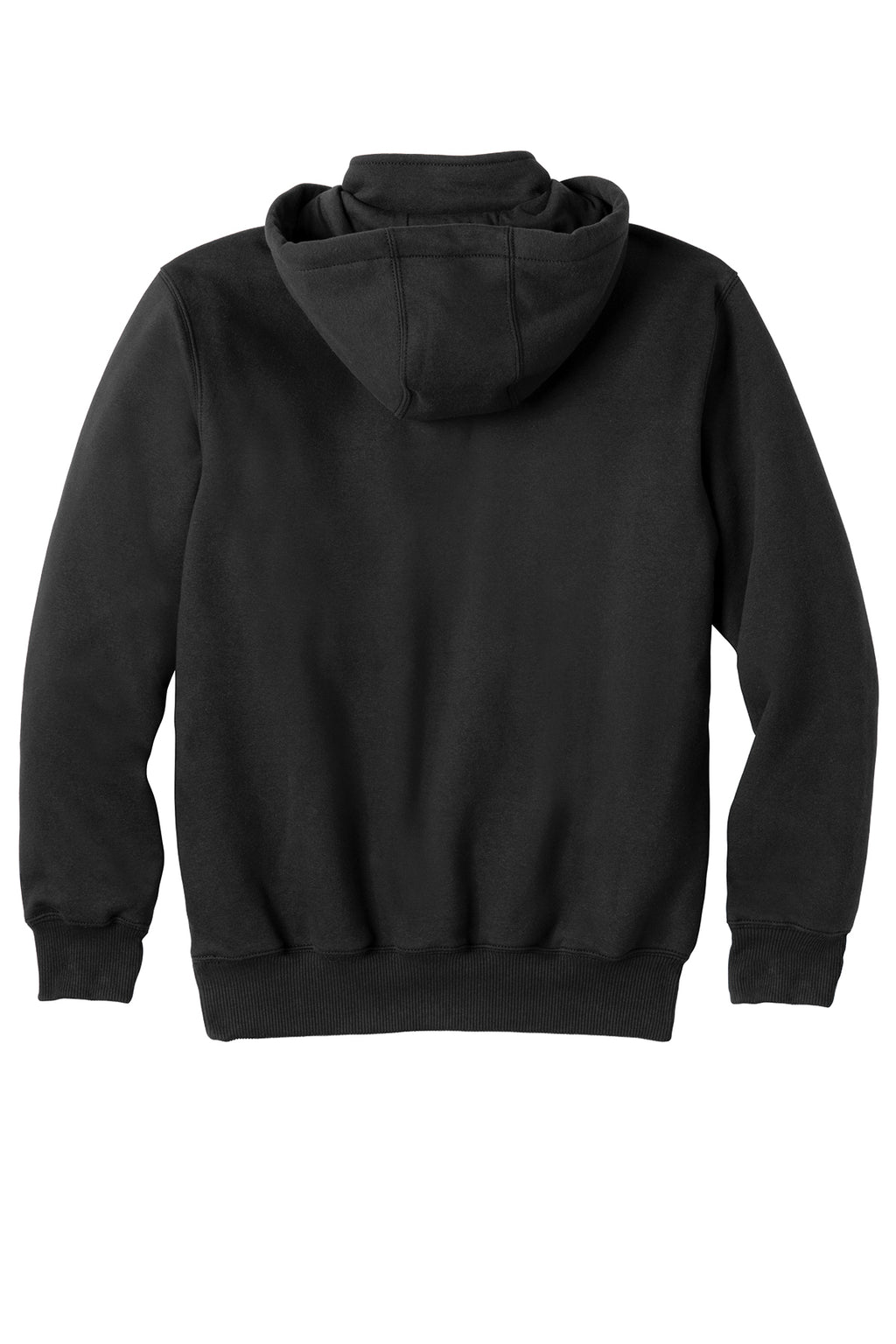 Black hoodie on a white background
