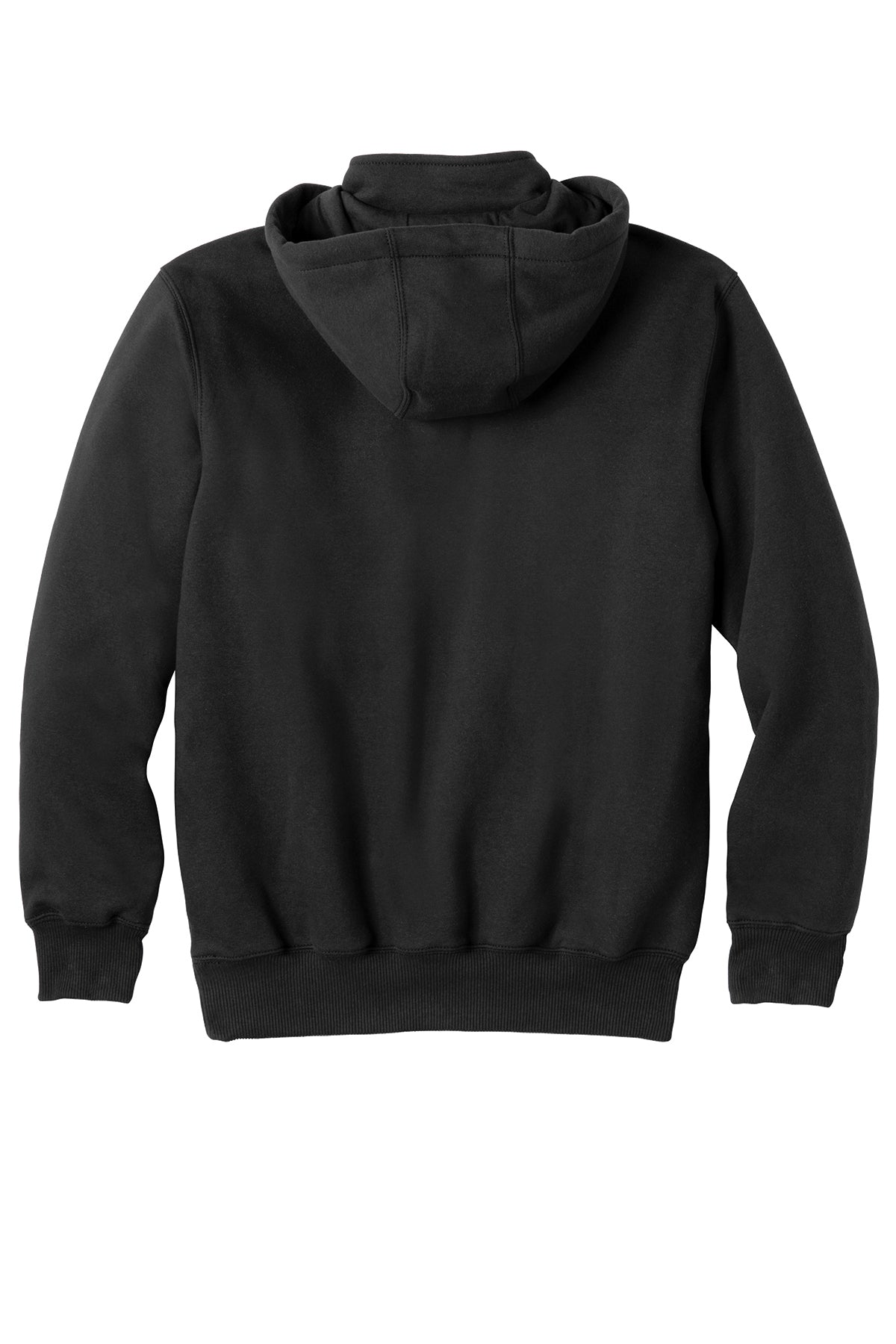 Black hoodie on a white background
