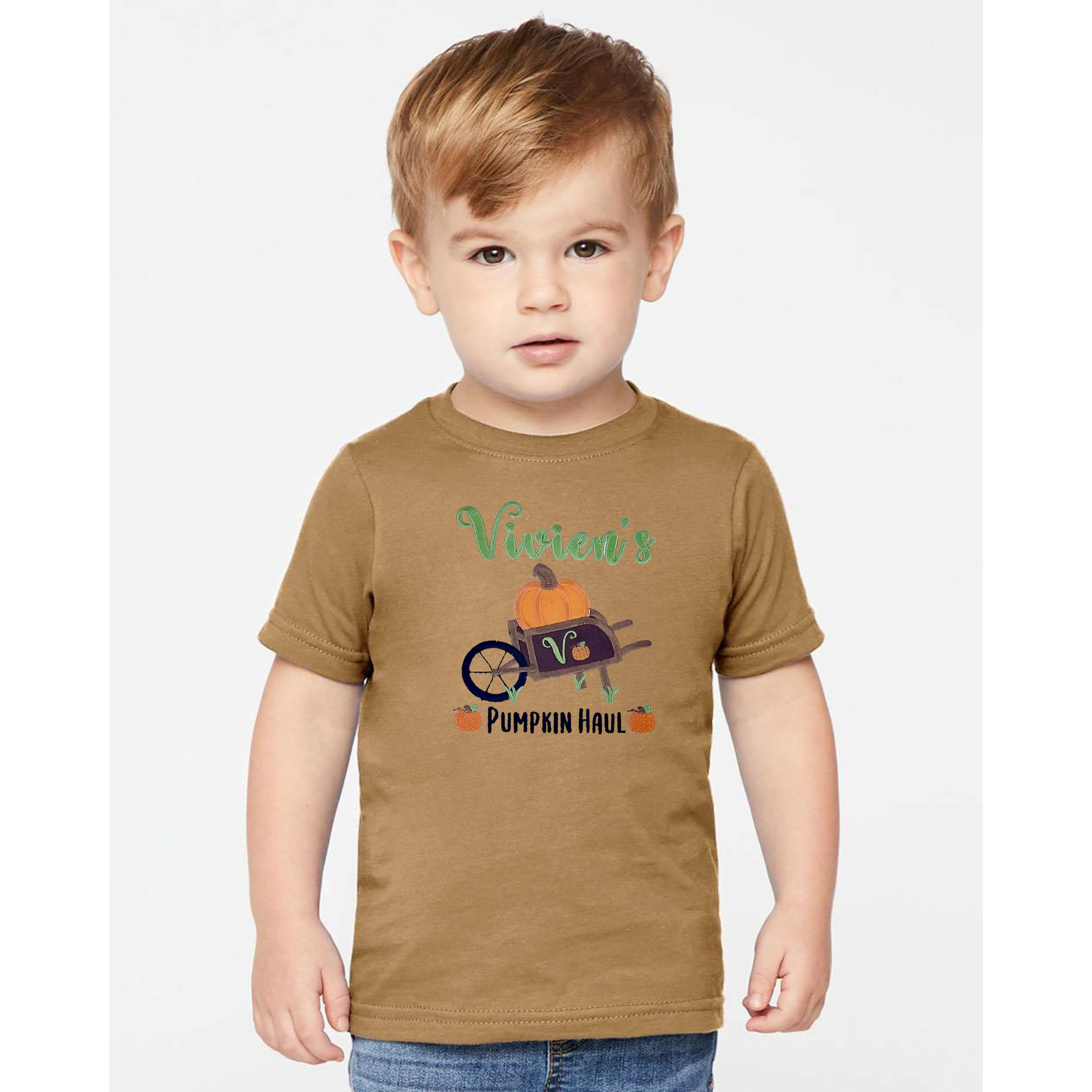 Custom Embroidered Pumpkin Haul Children’s T-Shirt