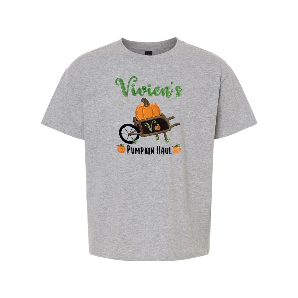 Custom Embroidered Pumpkin Haul Children’s T-Shirt