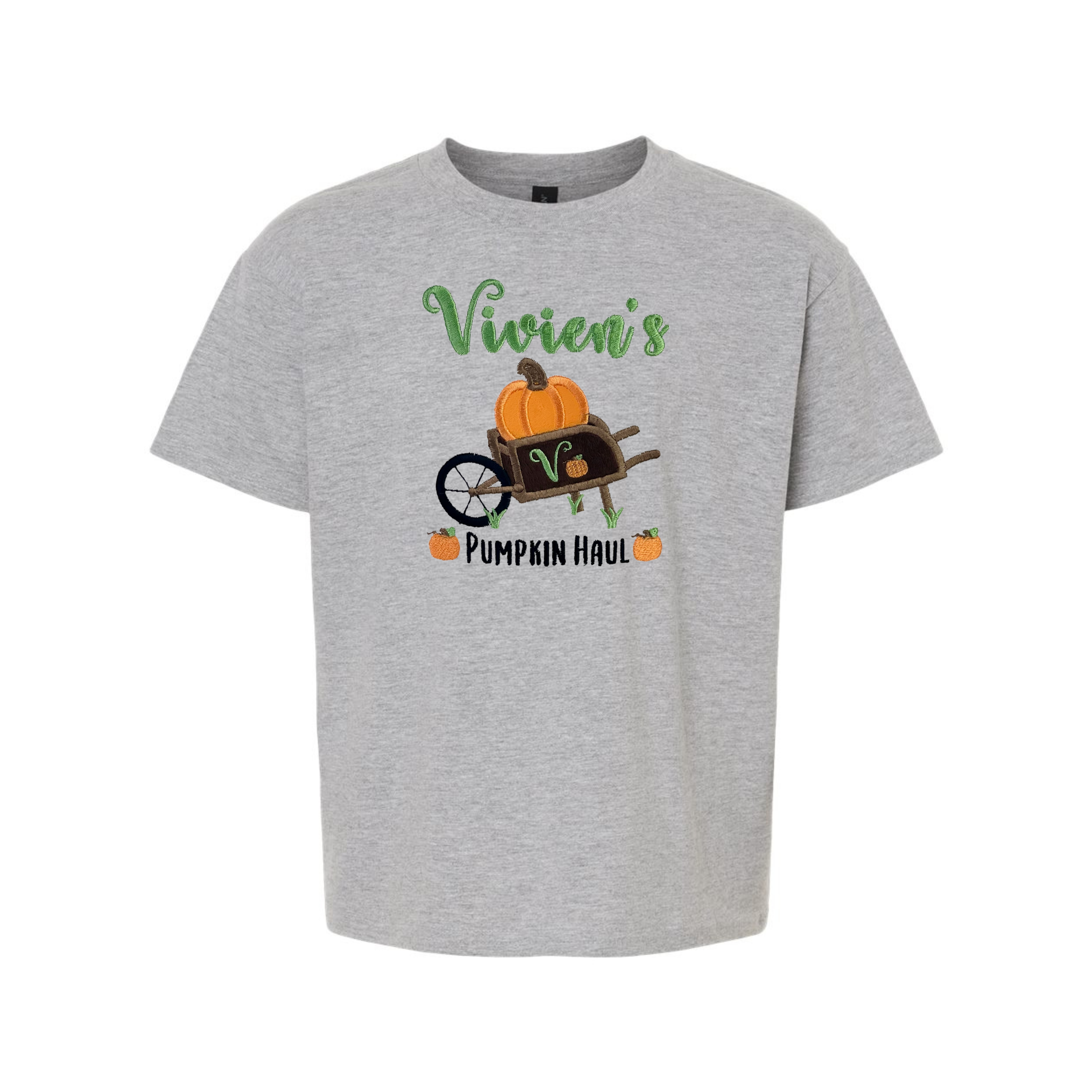 Custom Embroidered Pumpkin Haul Children’s T-Shirt
