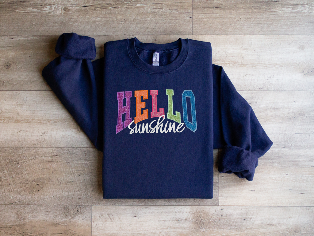 HELLO Sunshine Crewneck Sweatshirt