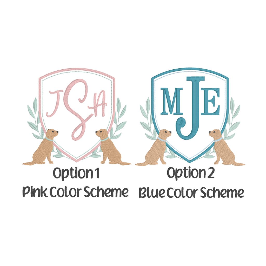 Sweet Custom Monogram Good Dog Frame Newborn Gown with Side Zipper