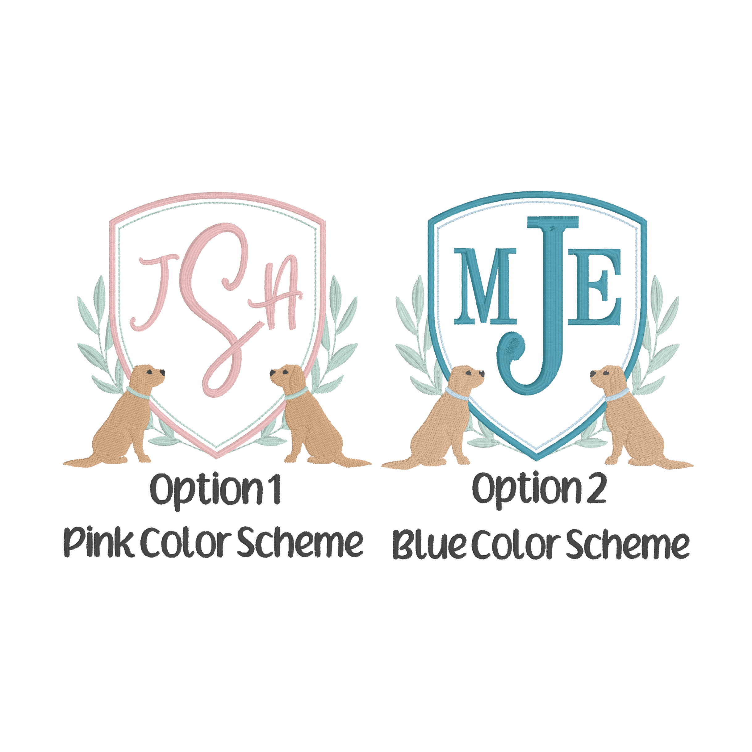 Sweet Custom Monogram Good Dog Frame Newborn Gown with Side Zipper