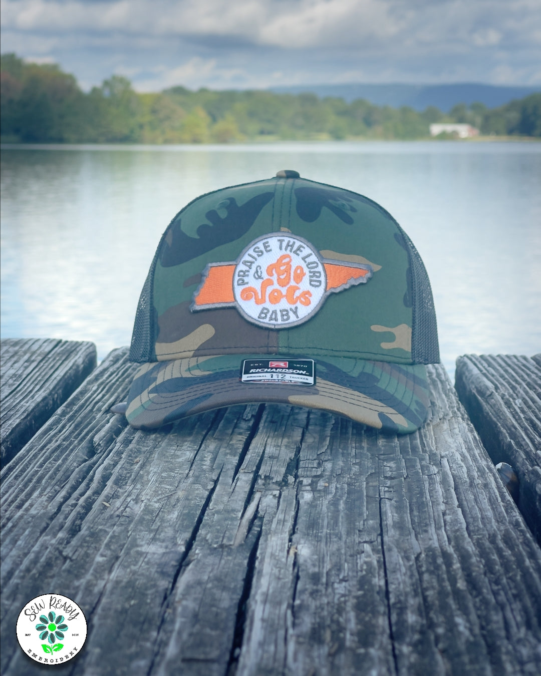 Praise the Lord and Go Vols Baby Trucker Cap
